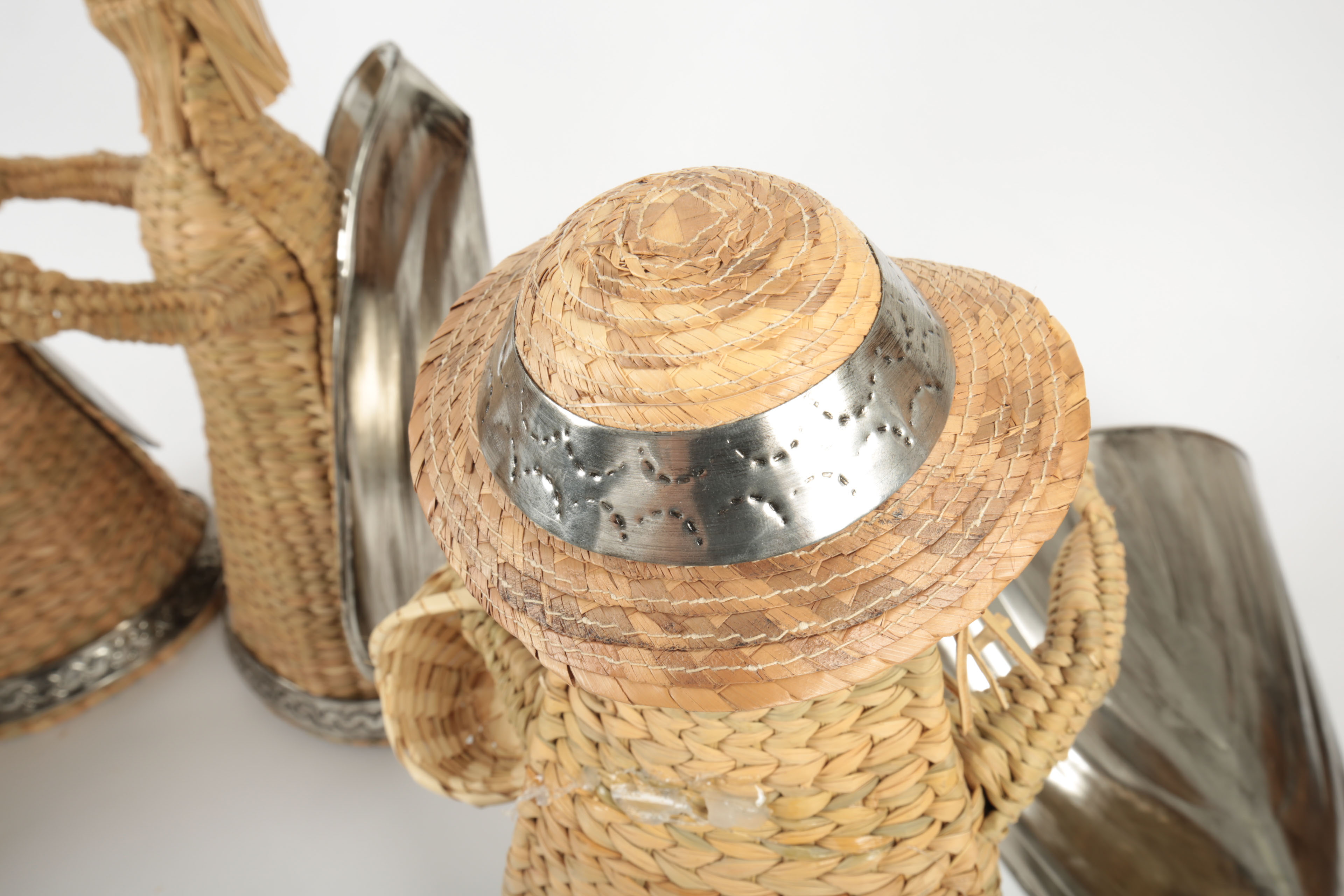 Mexican Woven Fiber Nativity Scene