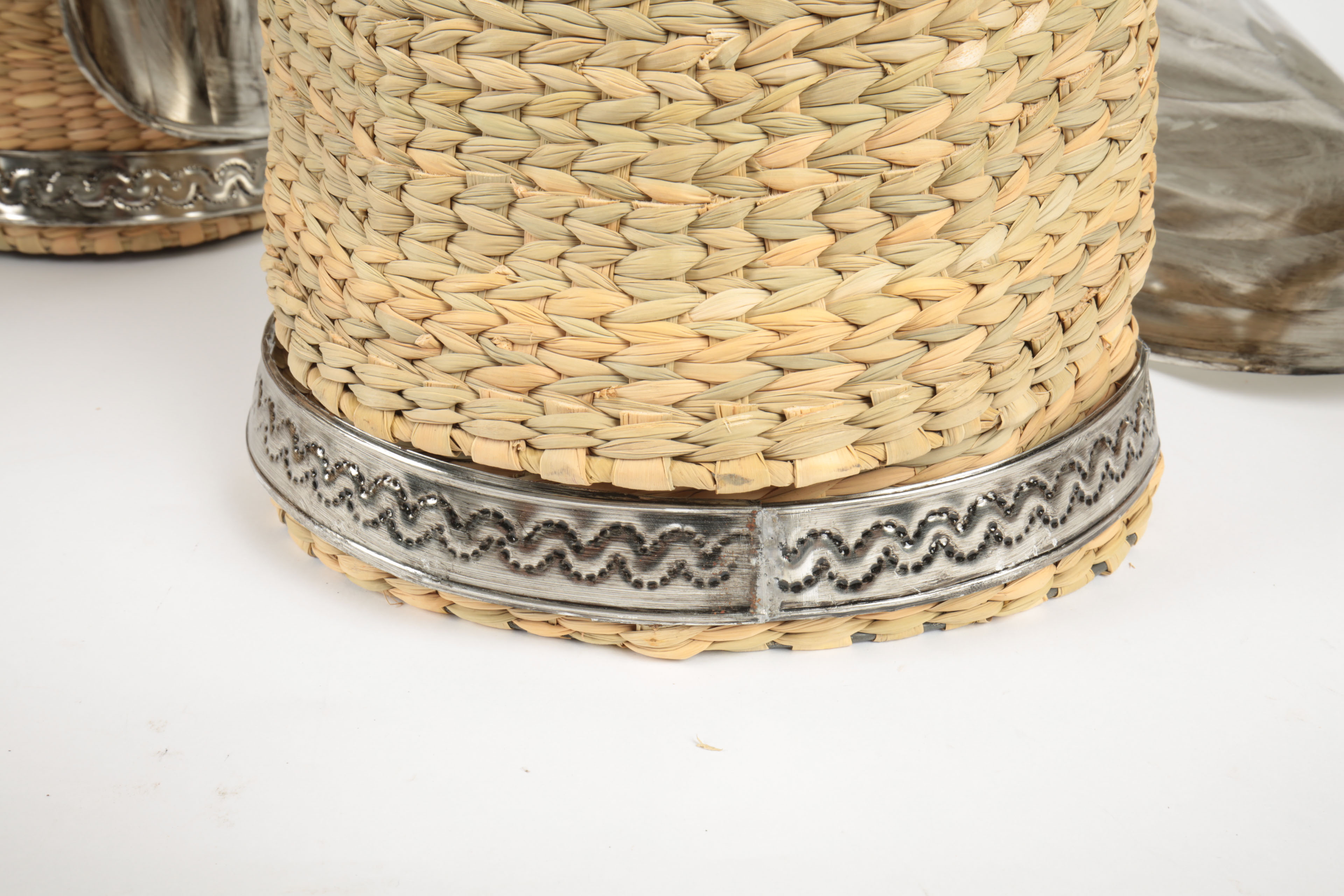 Mexican Woven Fiber Nativity Scene