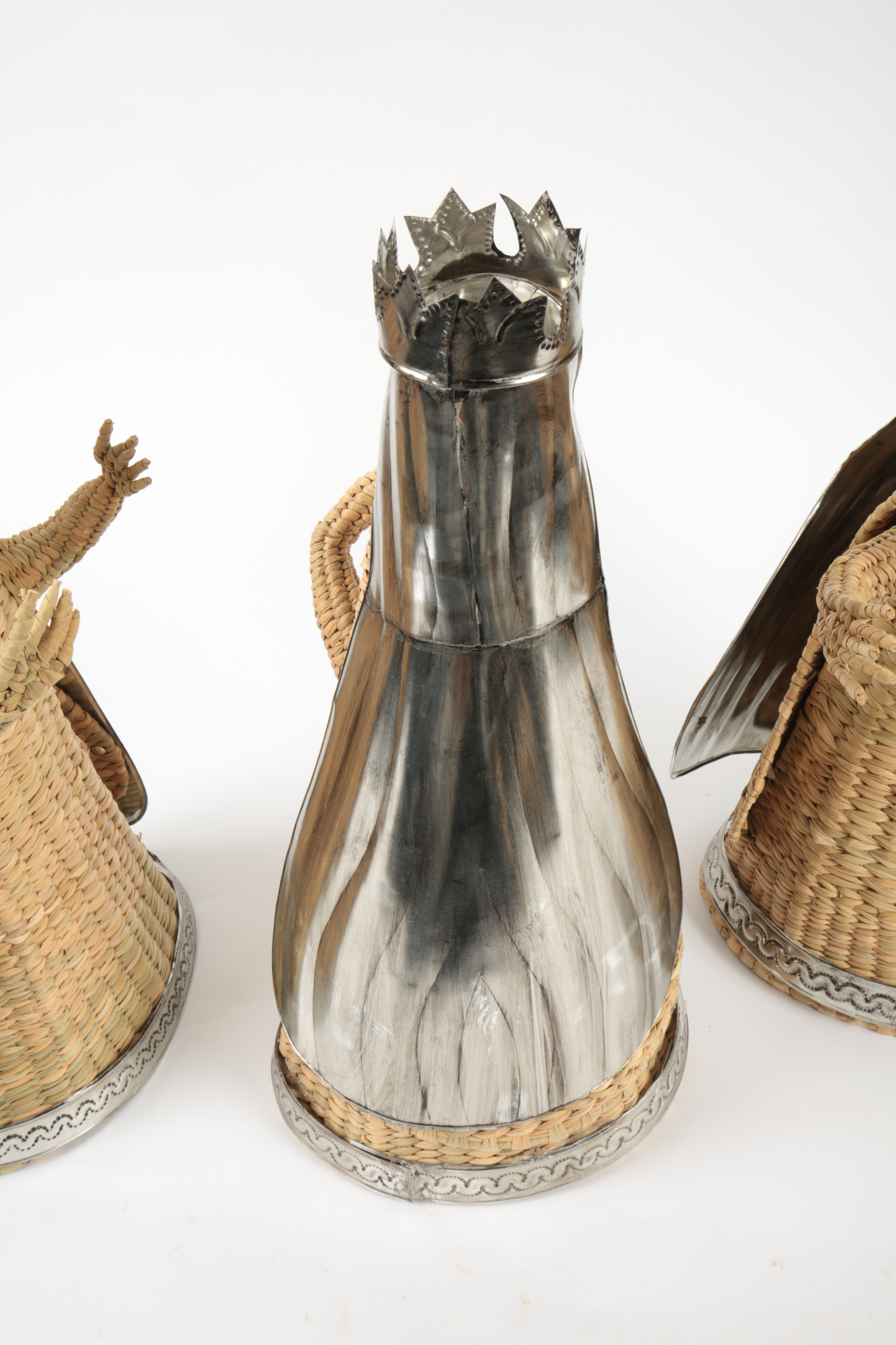 Mexican Woven Fiber Nativity Scene