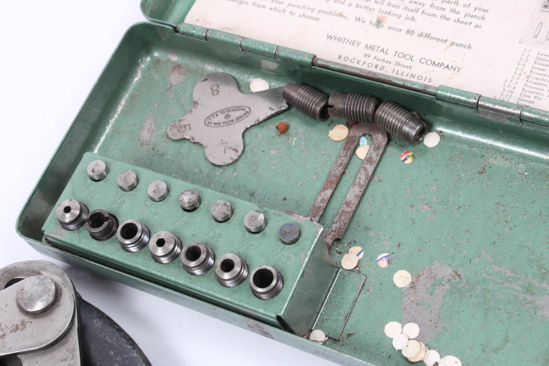 Whitney Metal Tool Company Punch No. 5 Junior