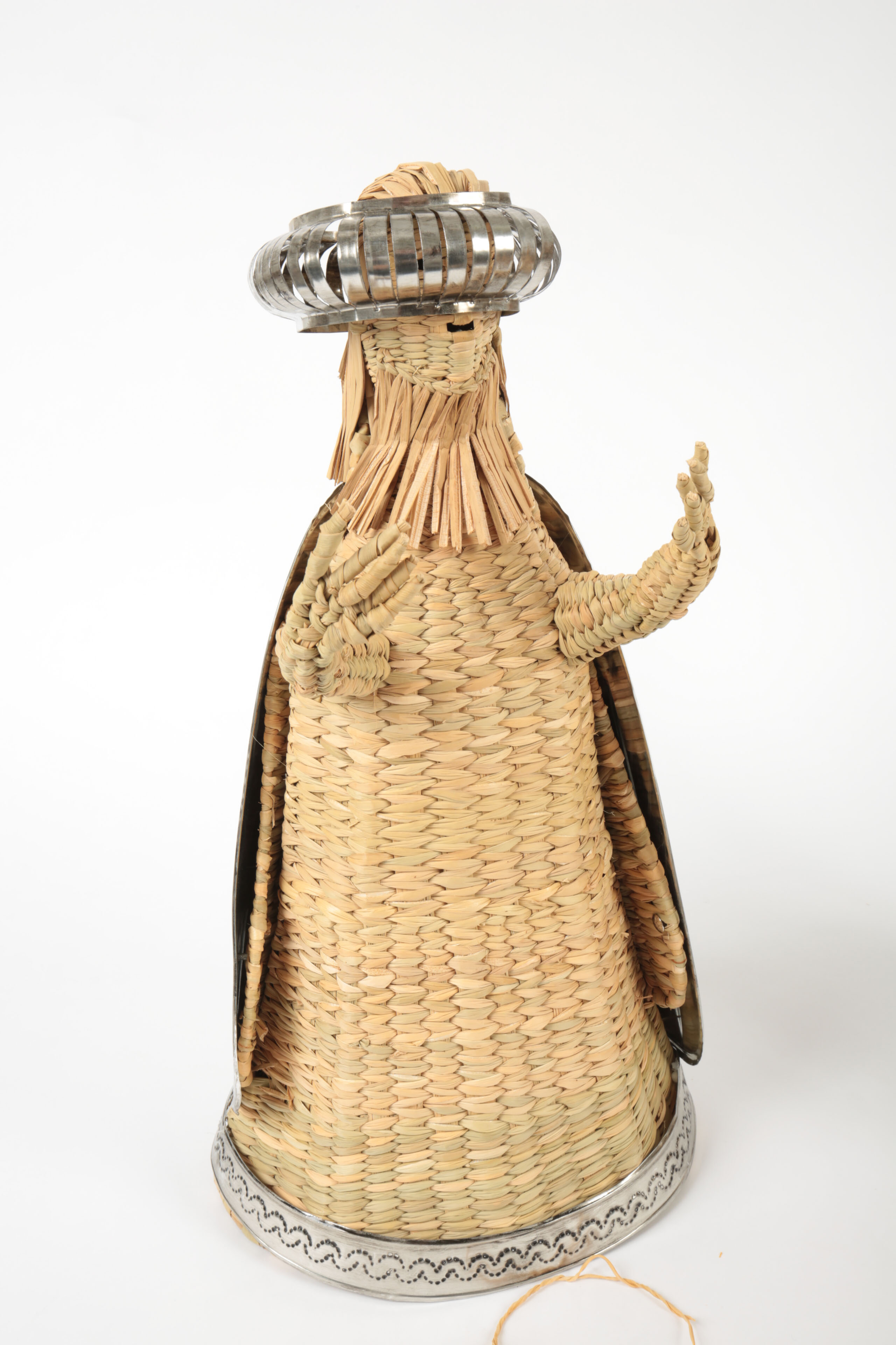 Mexican Woven Fiber Nativity Scene