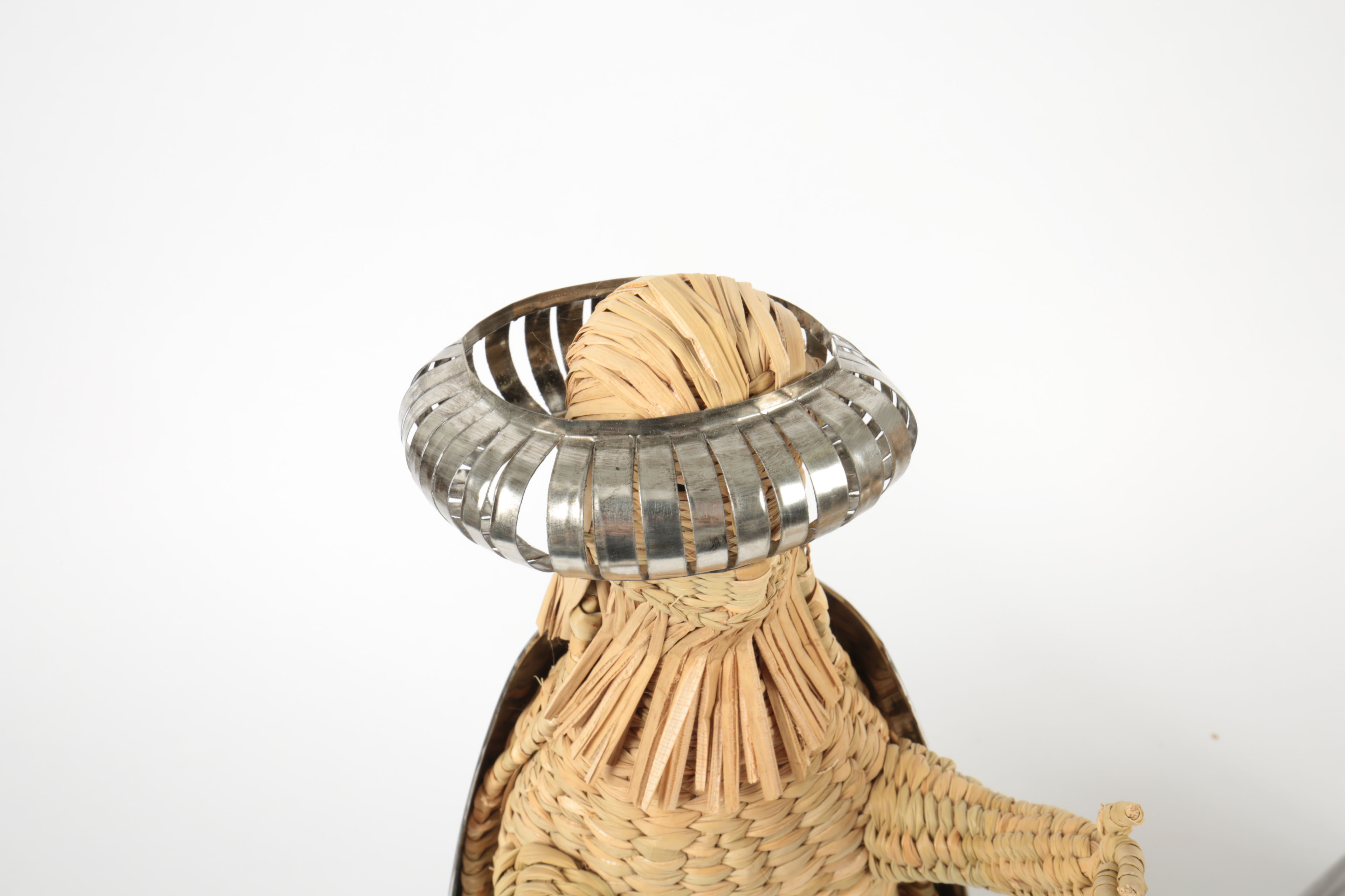 Mexican Woven Fiber Nativity Scene