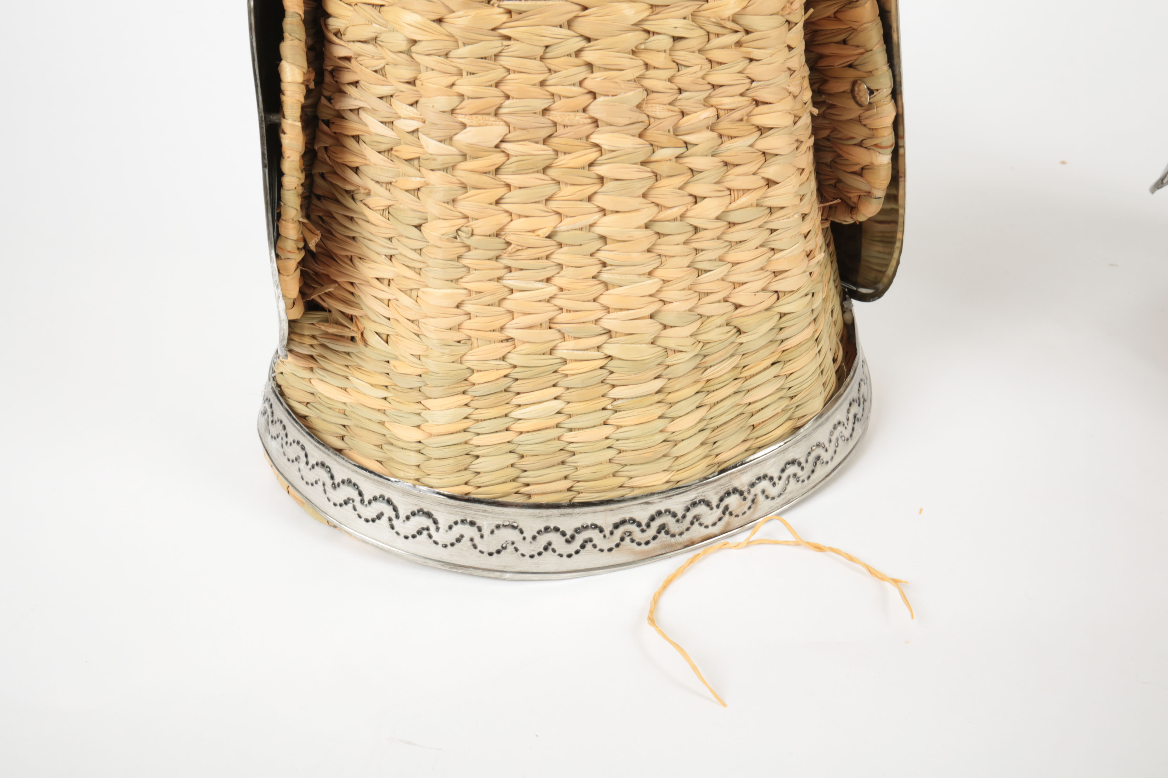 Mexican Woven Fiber Nativity Scene