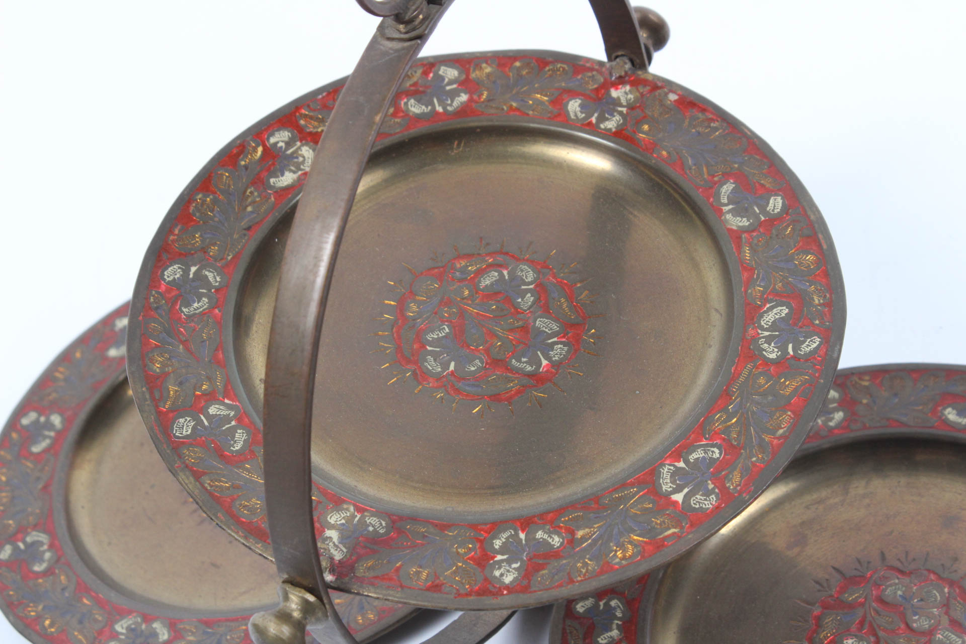 Vintage Brass Folding Tray