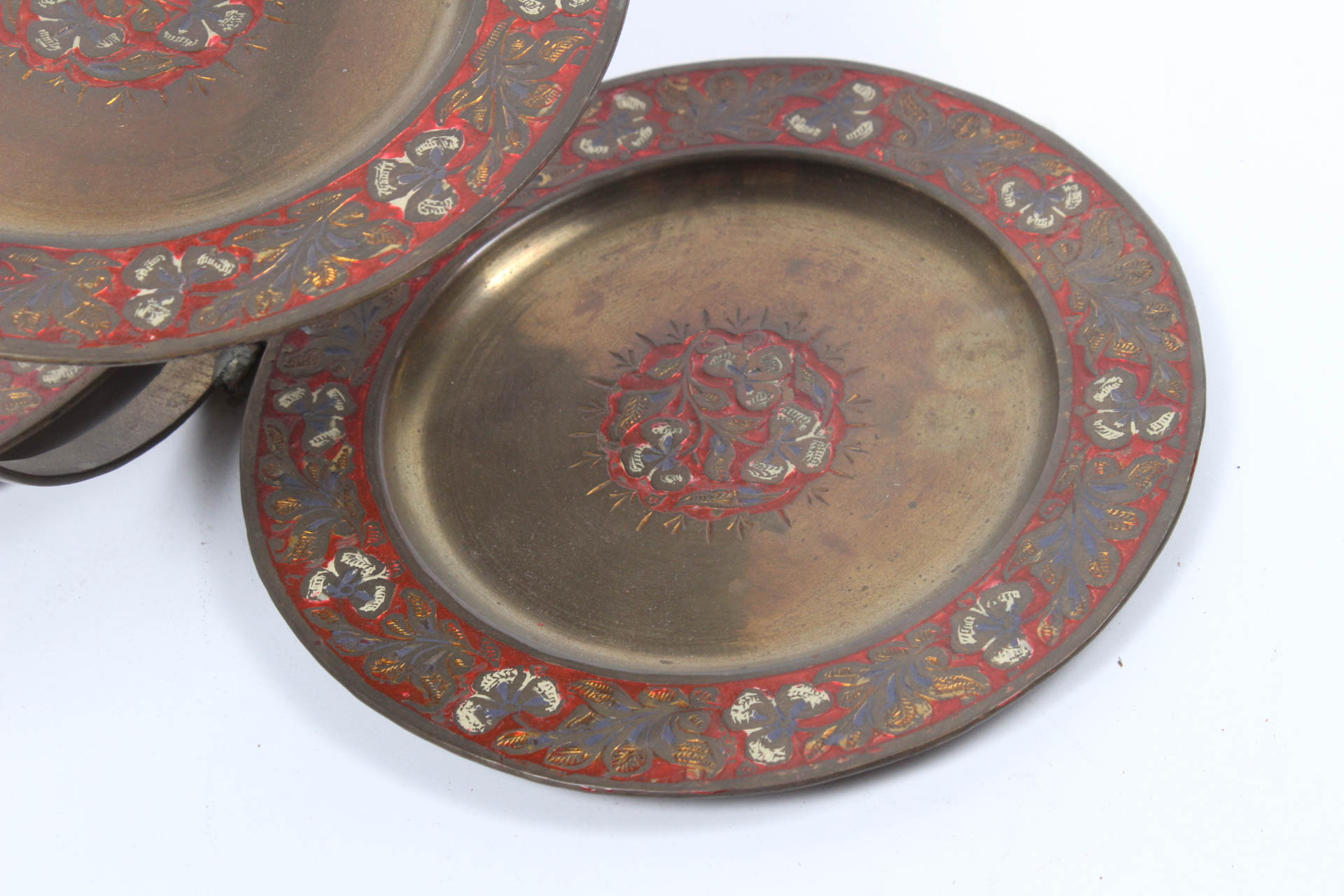 Vintage Brass Folding Tray