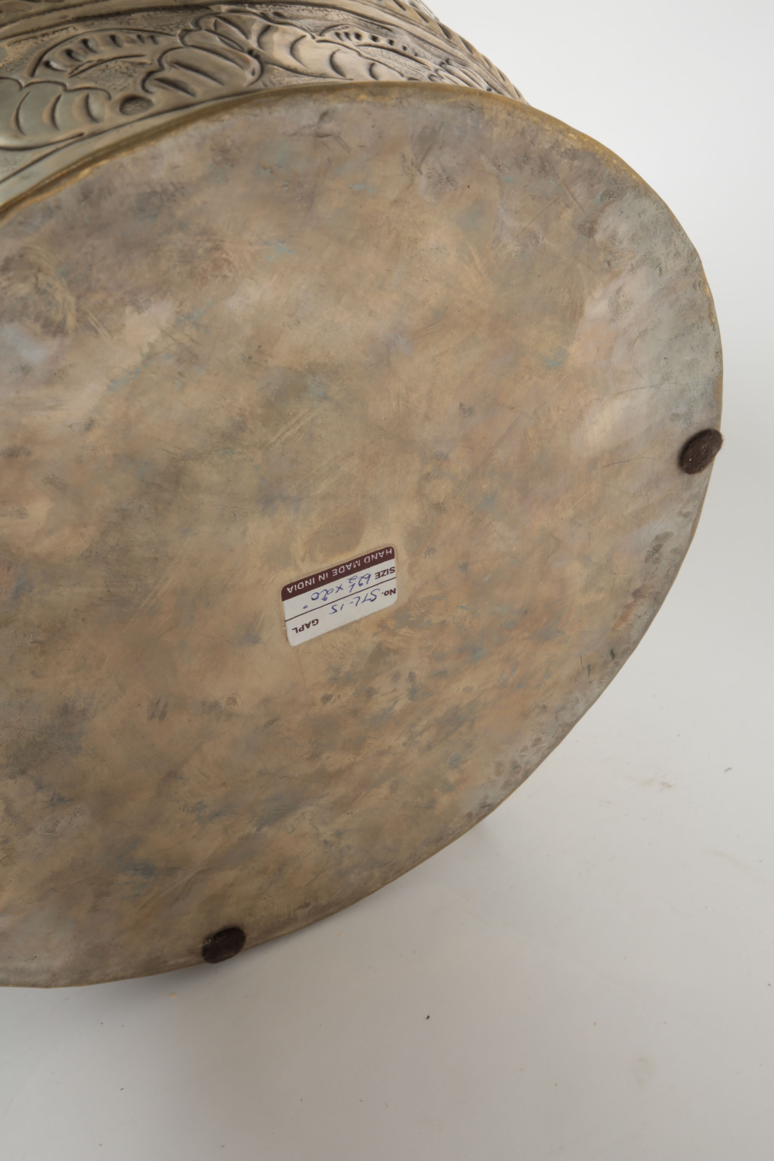 Ornate Pierced Lamp from India