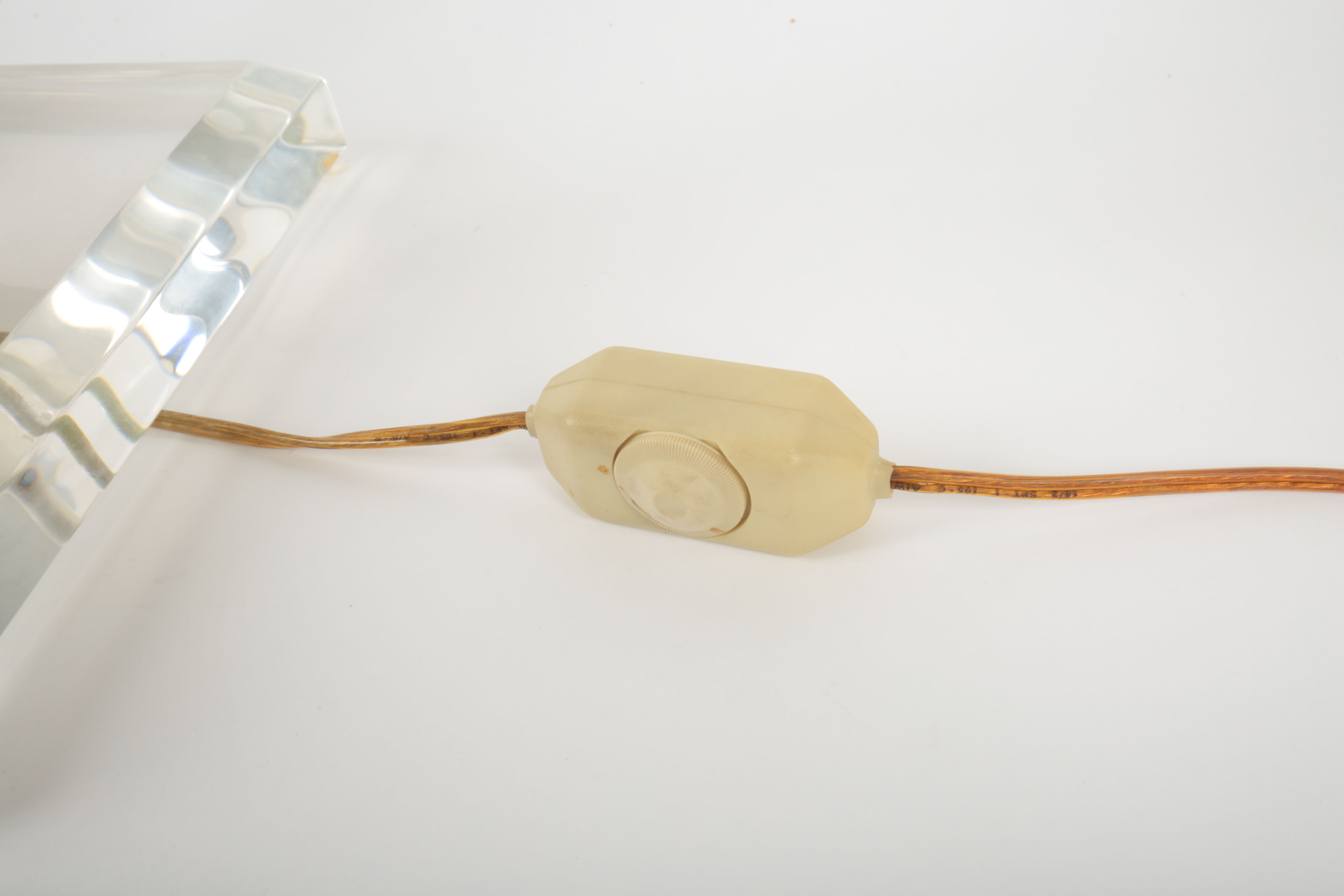 Vintage Antler and Lucite Lamp