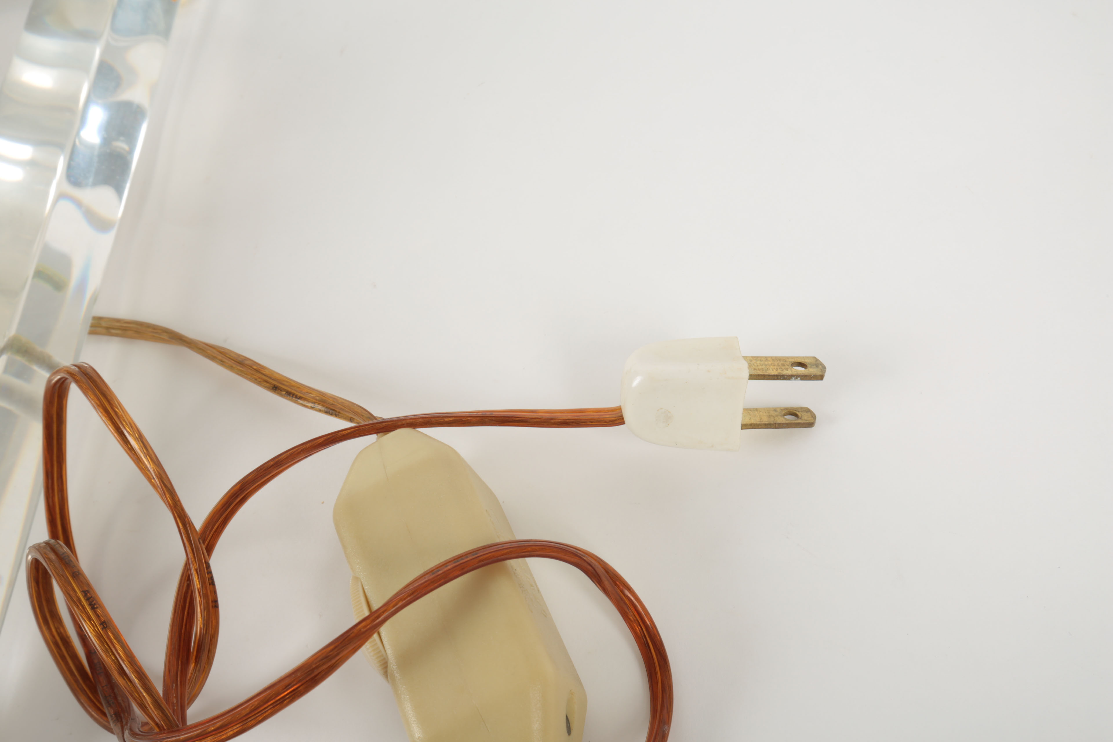 Vintage Antler and Lucite Lamp