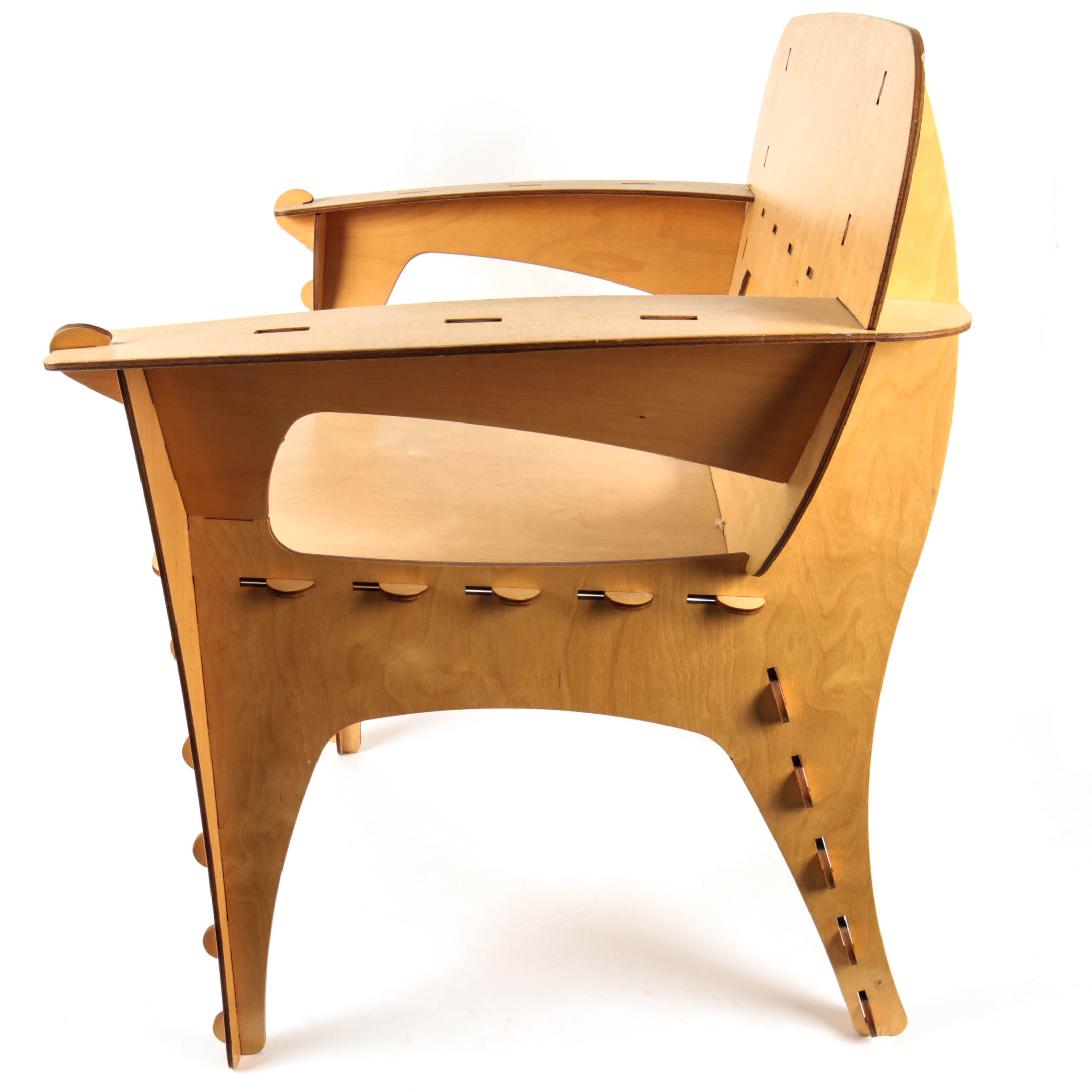 David Kawecki Birch Plywood Puzzle Chair