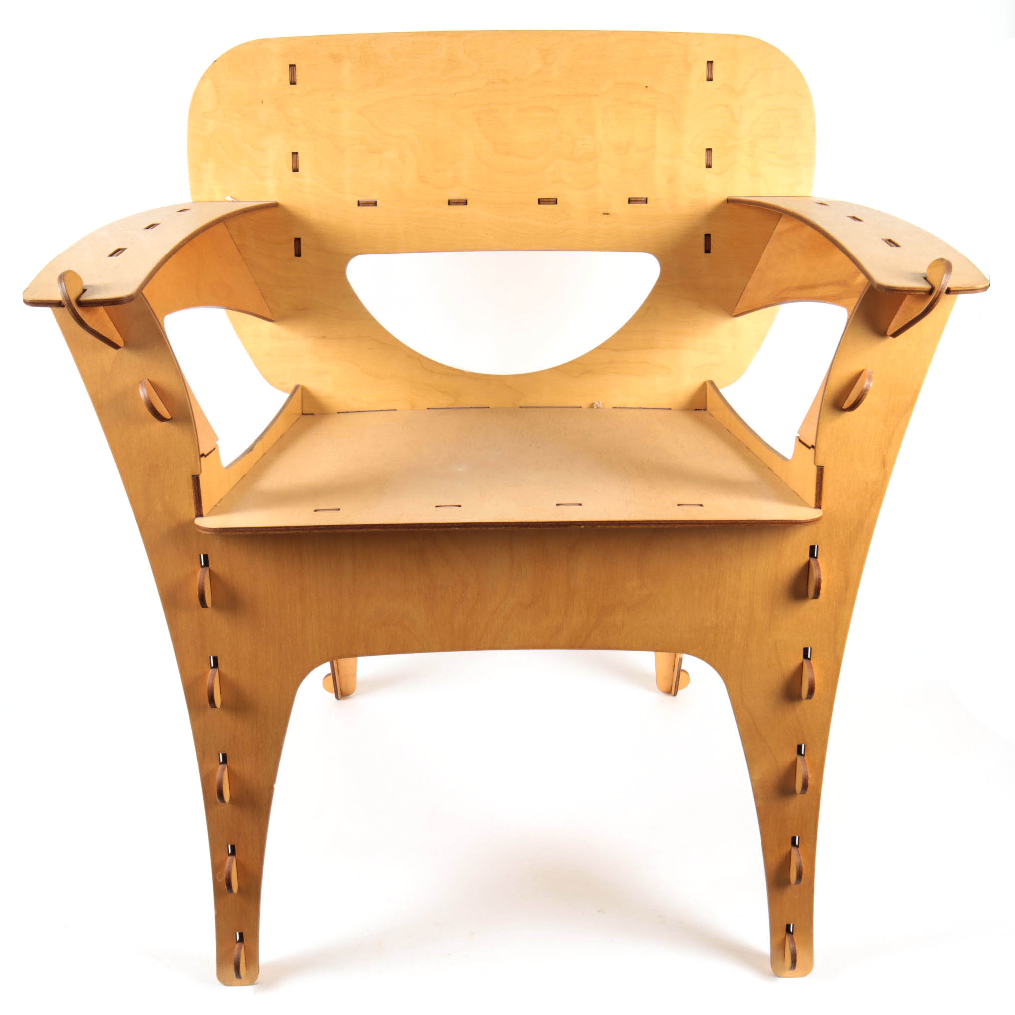 David Kawecki Birch Plywood Puzzle Chair
