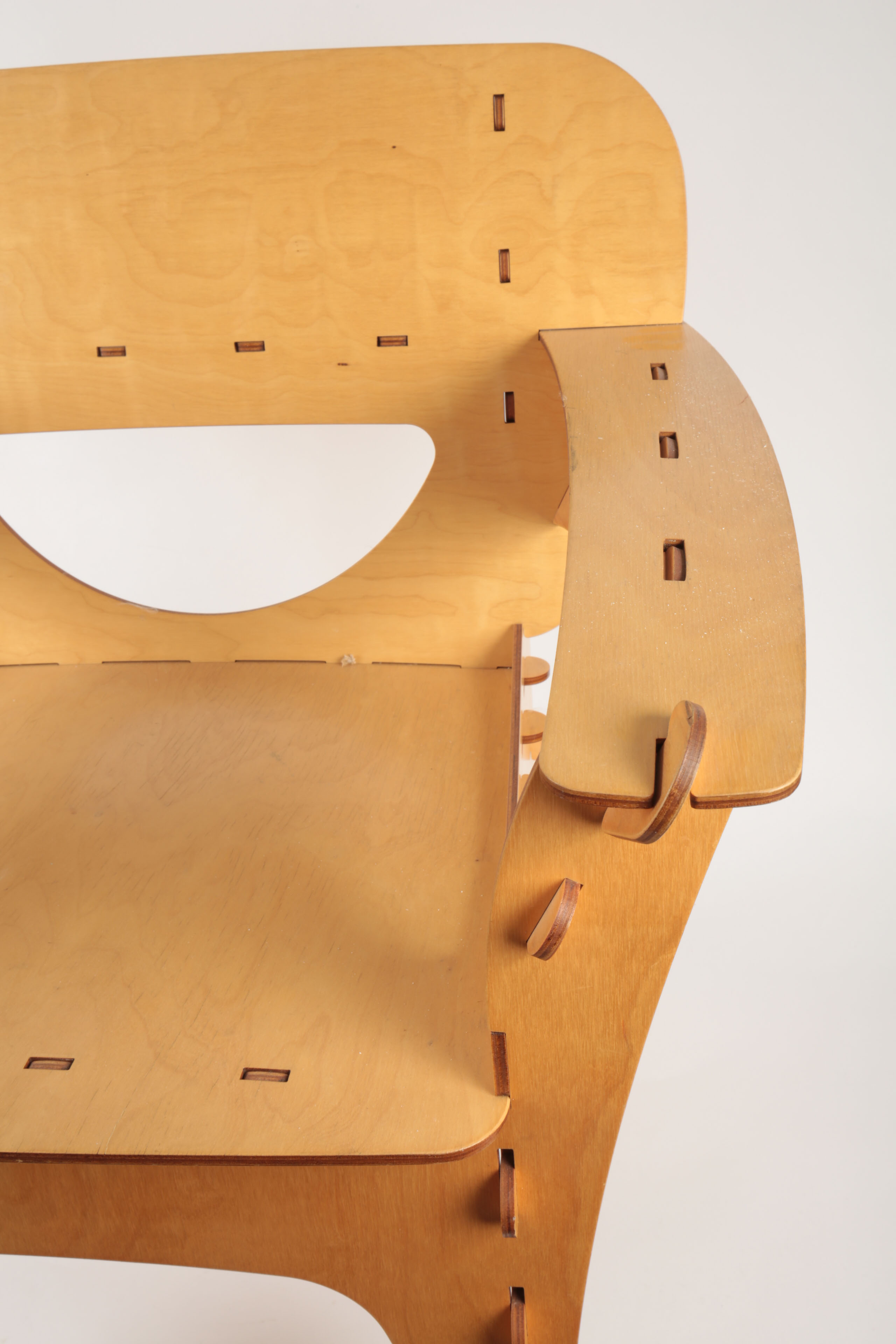David Kawecki Birch Plywood Puzzle Chair