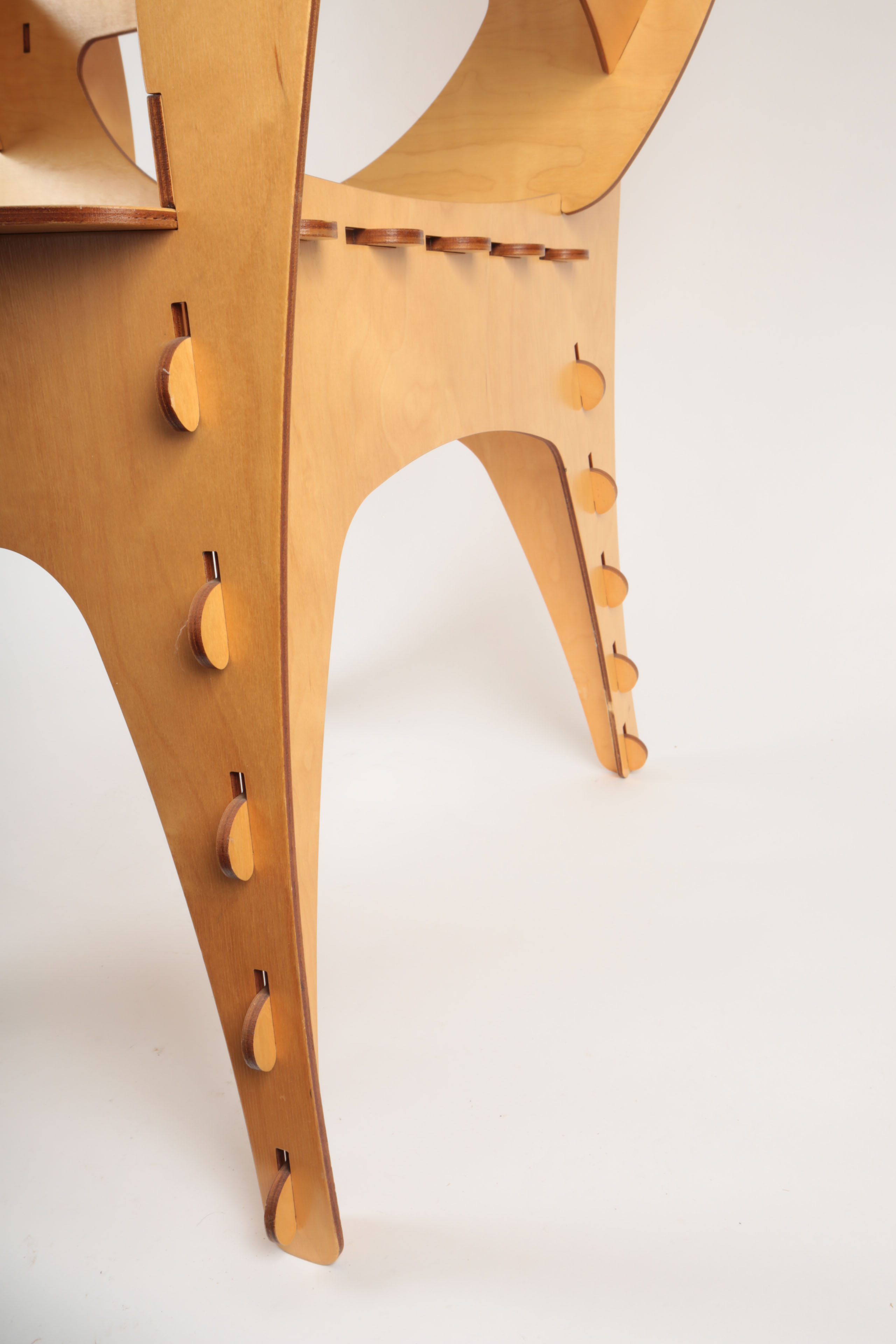 David Kawecki Birch Plywood Puzzle Chair