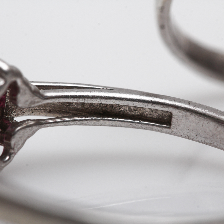 Sterling Silver, Amethyst, Blue Carnelian, and Garnet Rings