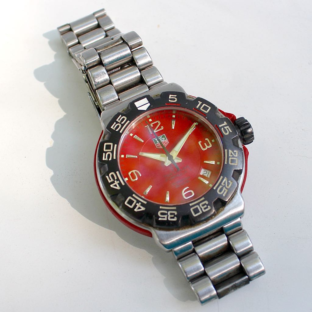 TAG Heuer Formula 1 Red Dial Watch
