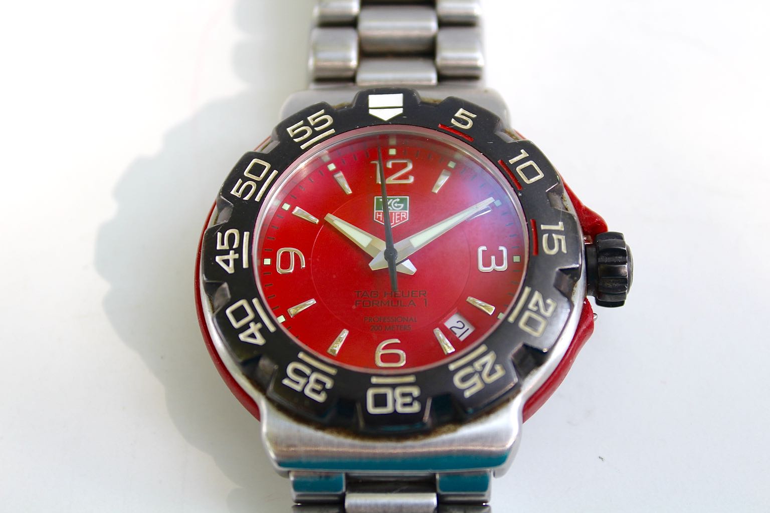 TAG Heuer Formula 1 Red Dial Watch
