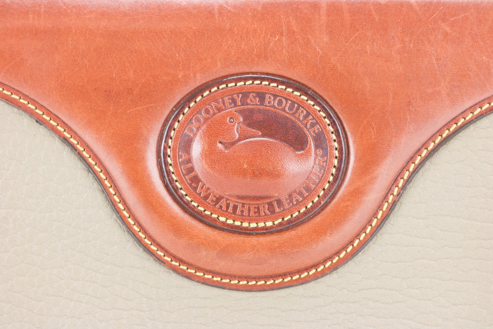 Vintage Dooney & Bourke Pebbled Leather Shoulder Bag