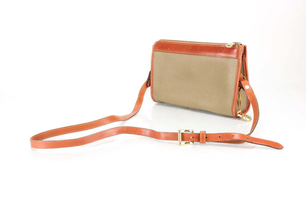 Vintage Dooney & Bourke Pebbled Leather Shoulder Bag