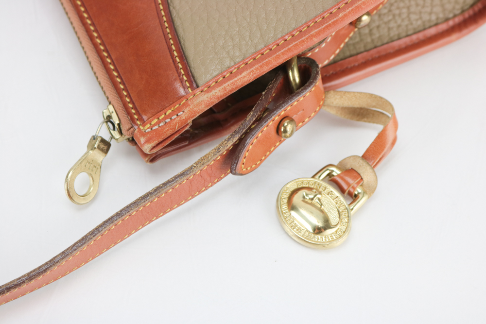 Vintage Dooney & Bourke Pebbled Leather Shoulder Bag