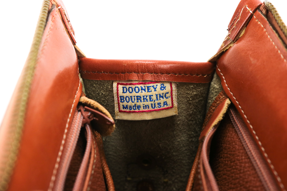 Vintage Dooney & Bourke Pebbled Leather Shoulder Bag