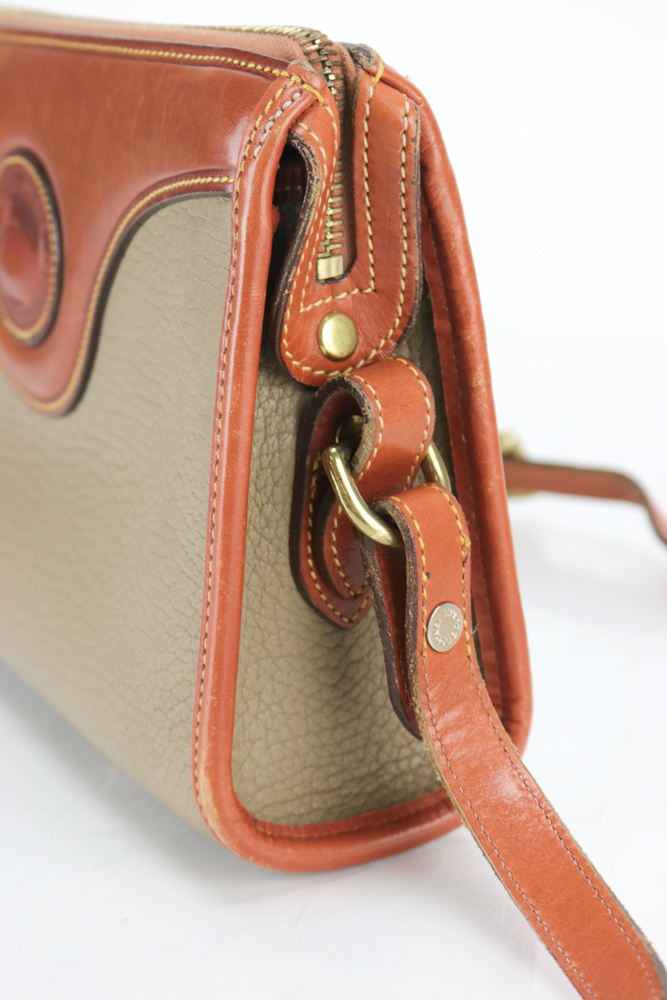 Vintage Dooney & Bourke Pebbled Leather Shoulder Bag
