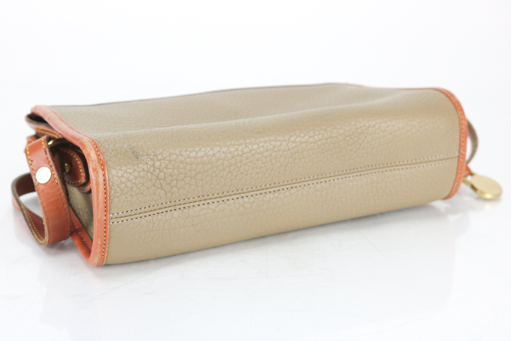 Vintage Dooney & Bourke Pebbled Leather Shoulder Bag