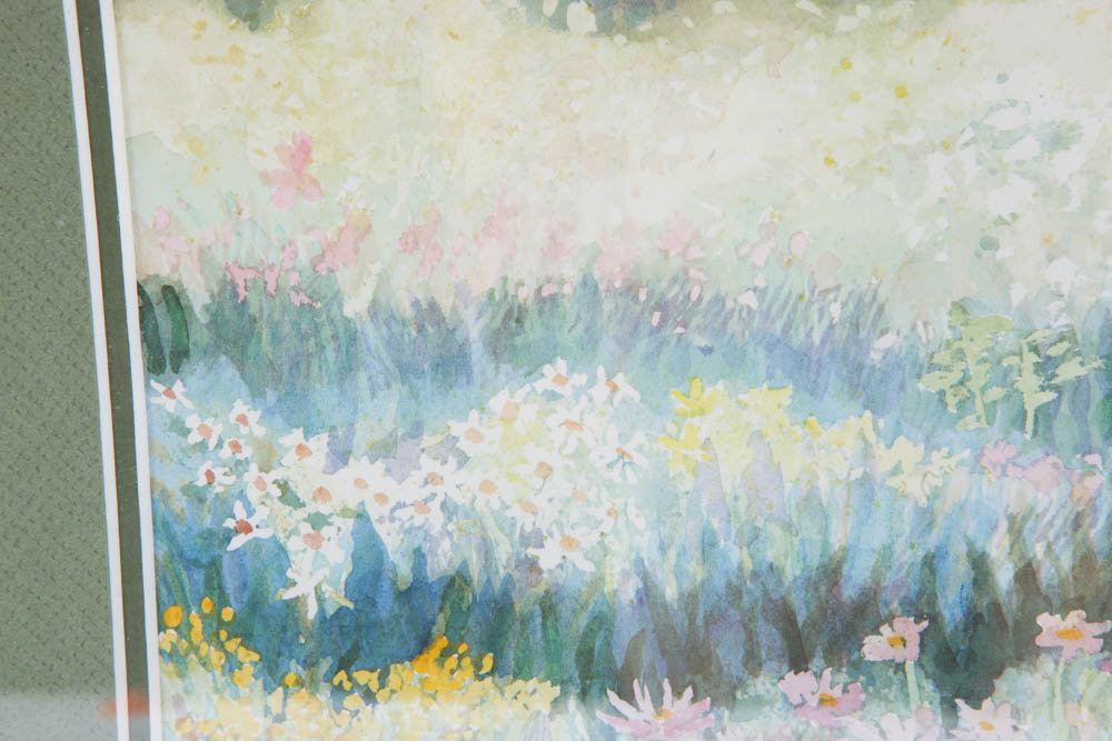 Mary H. Wright Original Watercolor Painting