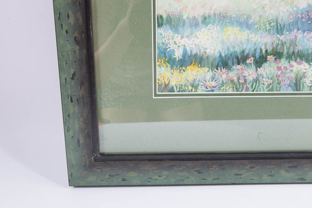 Mary H. Wright Original Watercolor Painting