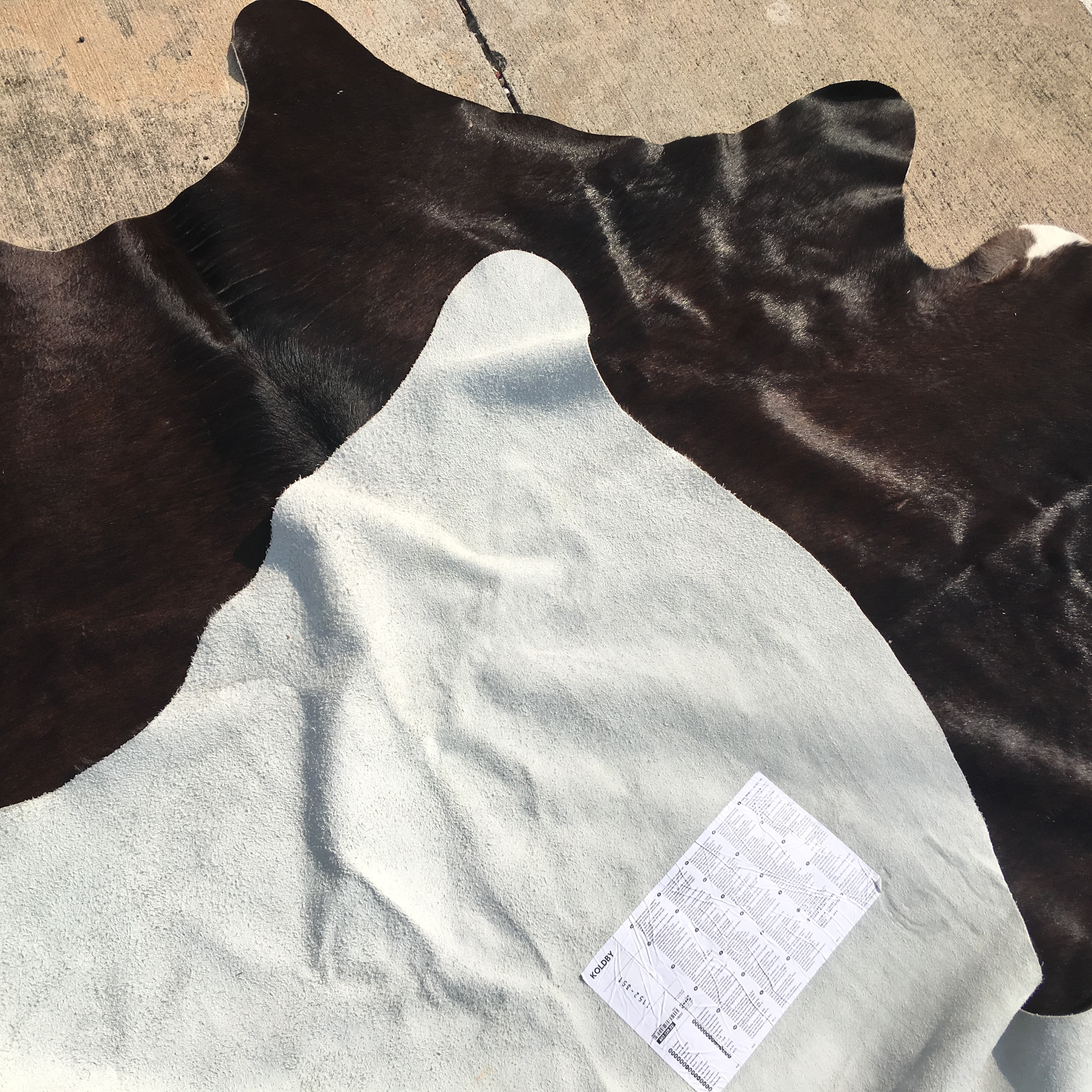 Ikea Koldby Cowhide Area Rug