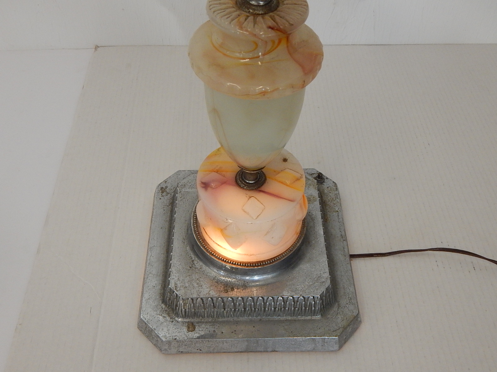 Vintage MICO Glass and Metal Smoking Stand