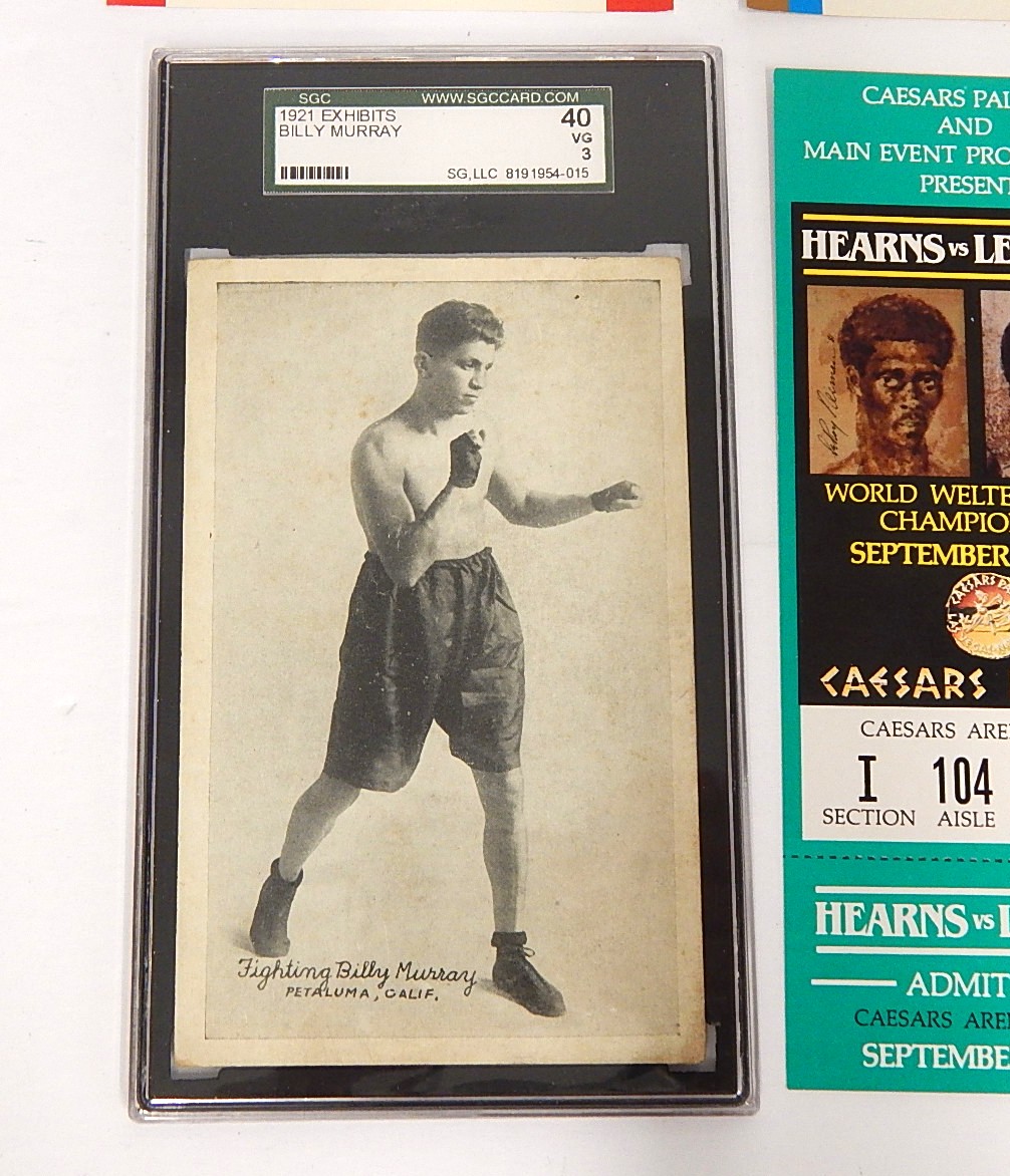 Fight Ticket and Exhibit Card Collection