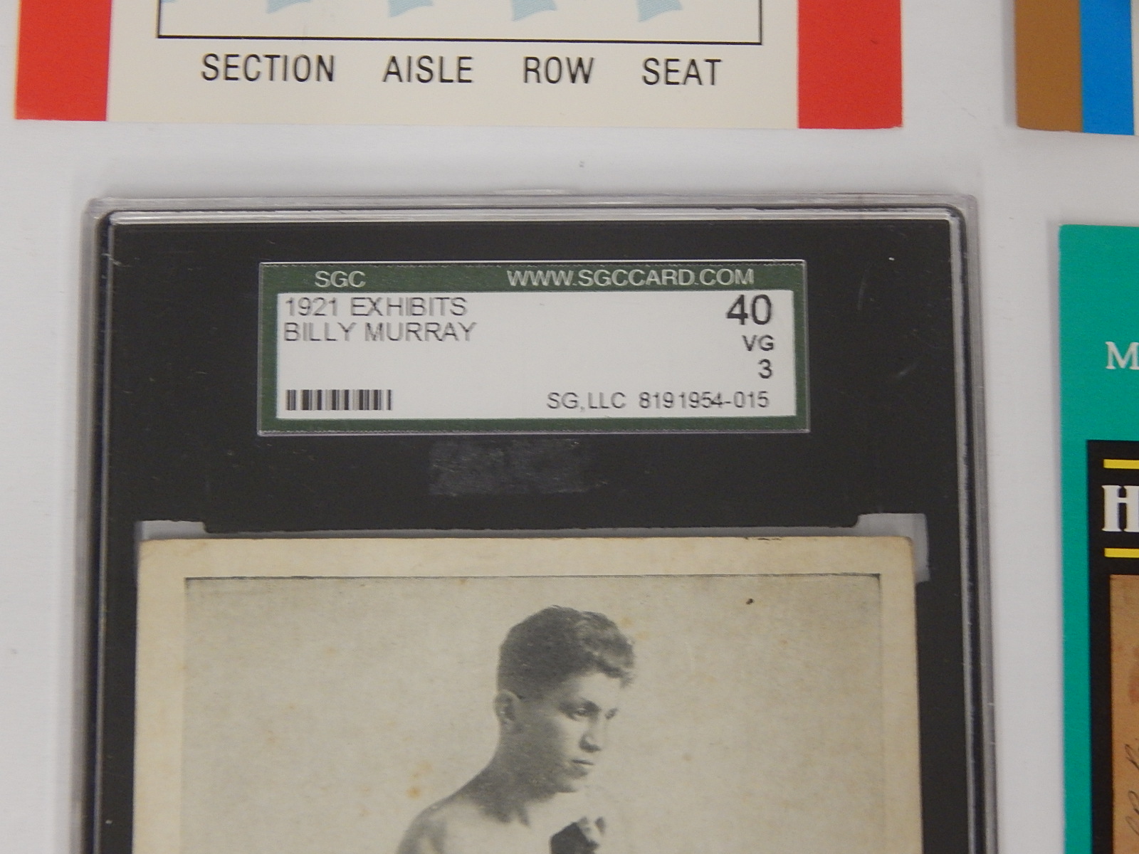 Fight Ticket and Exhibit Card Collection