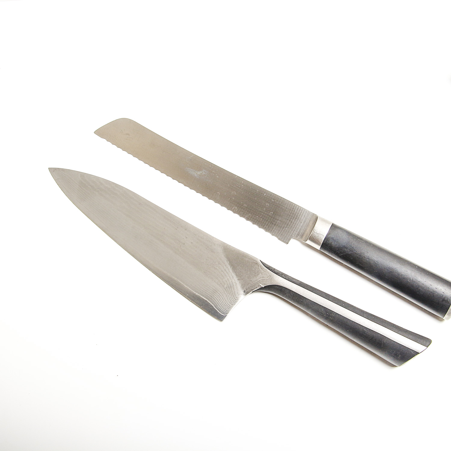 Set of Wilkinson Sword Knives and Two Chef Knives