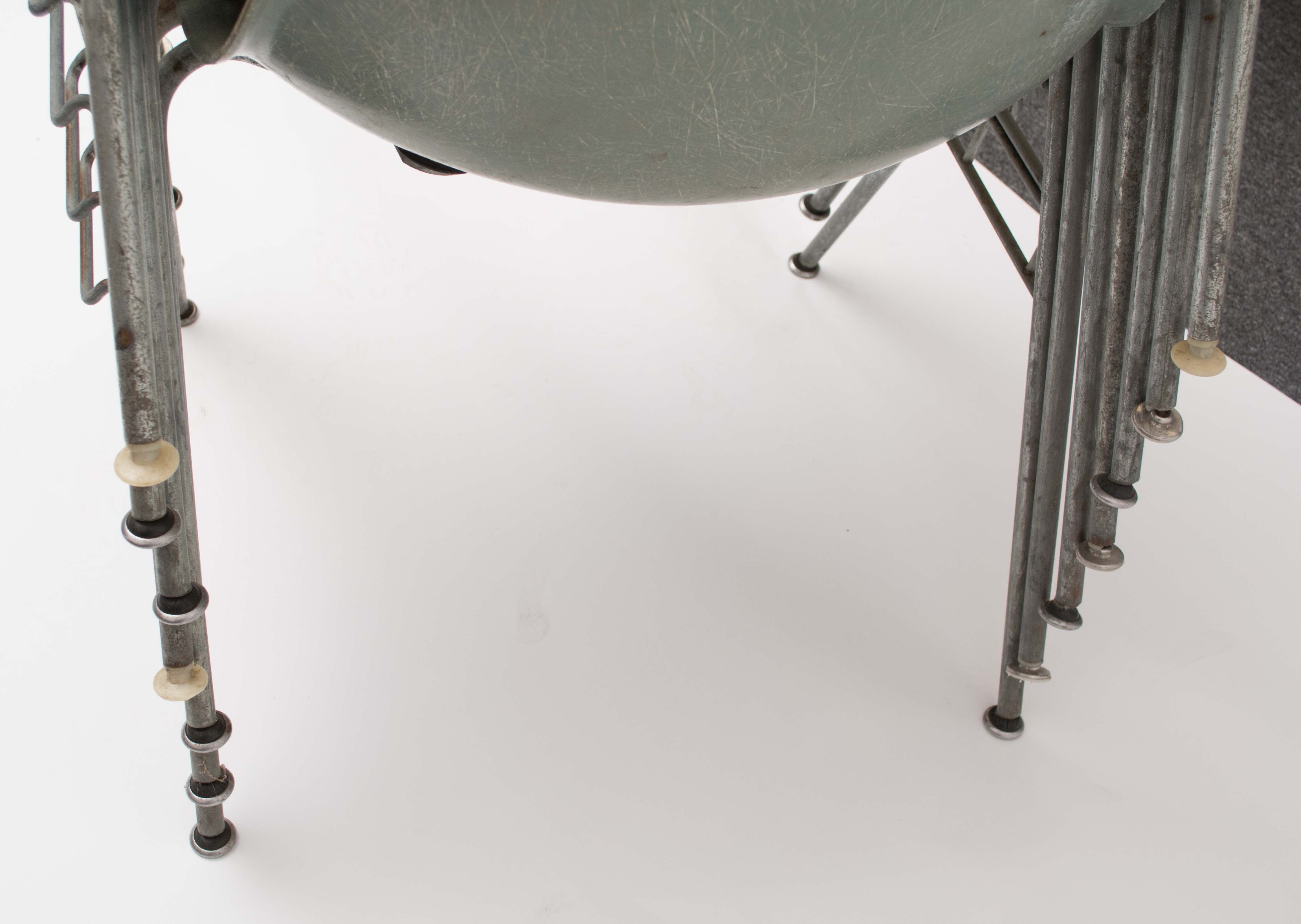 Eames Mid Century Modern Herman Miller Fiberglass Shell Chairs