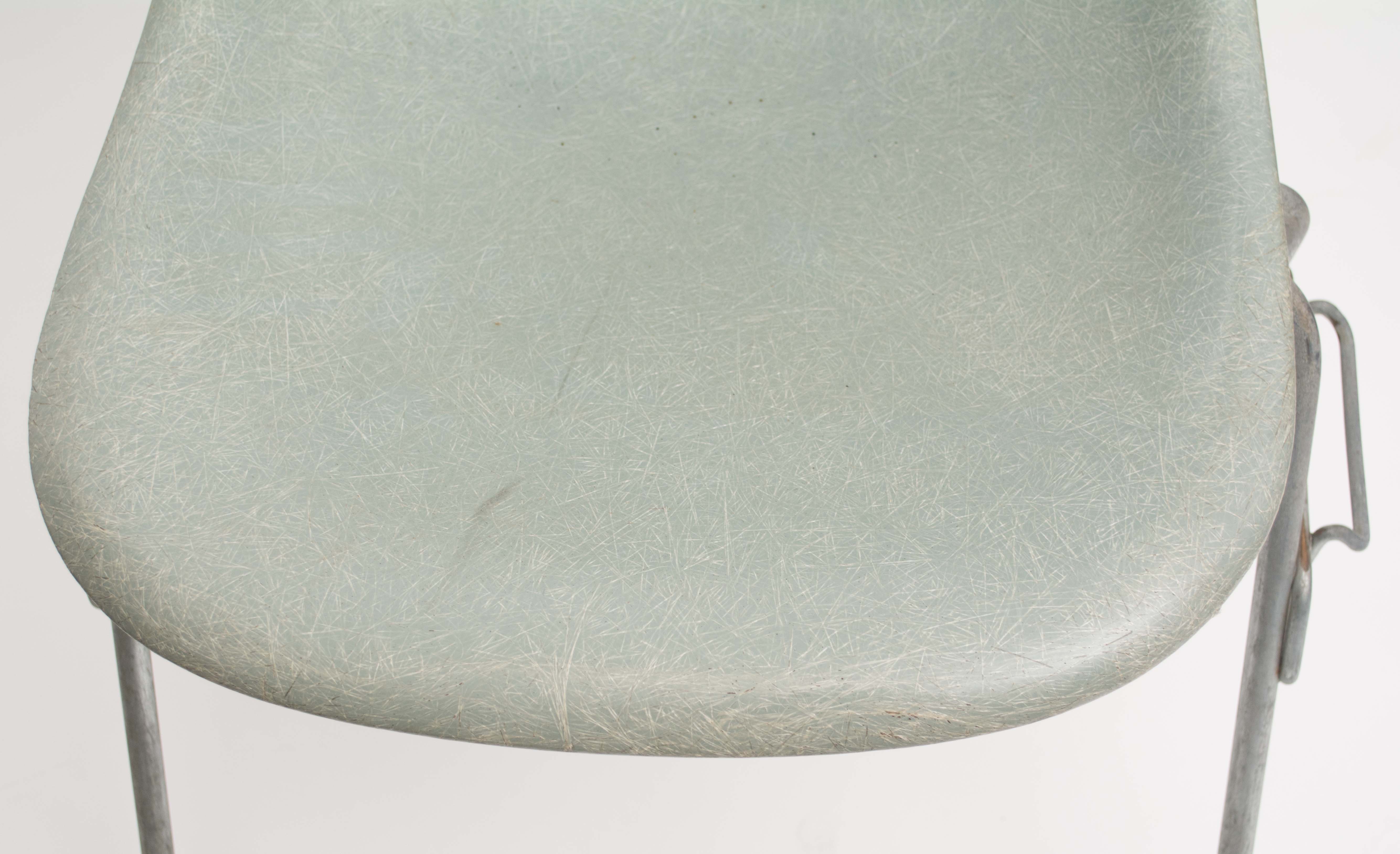 Eames Mid Century Modern Herman Miller Fiberglass Shell Chairs