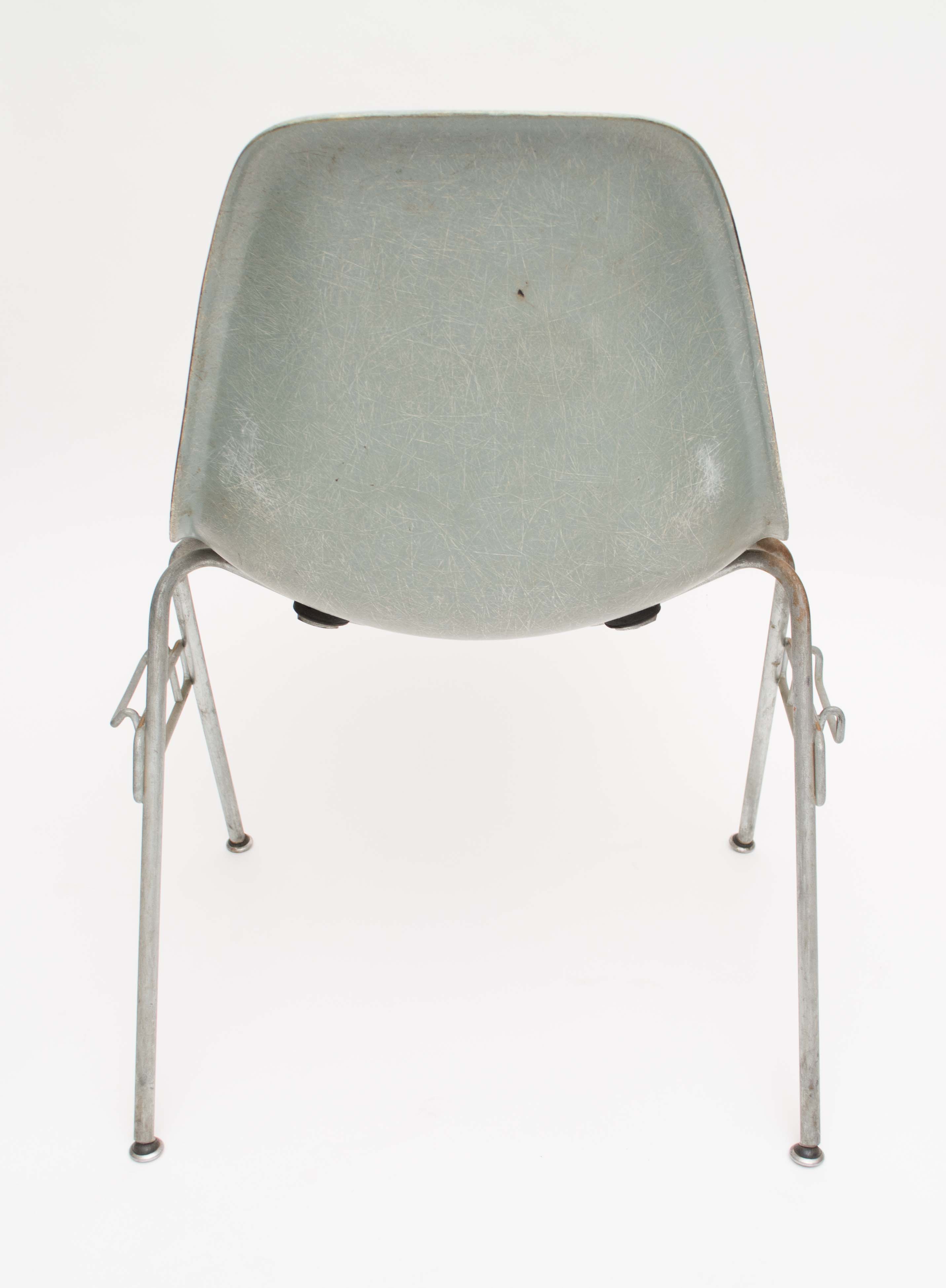 Eames Mid Century Modern Herman Miller Fiberglass Shell Chairs