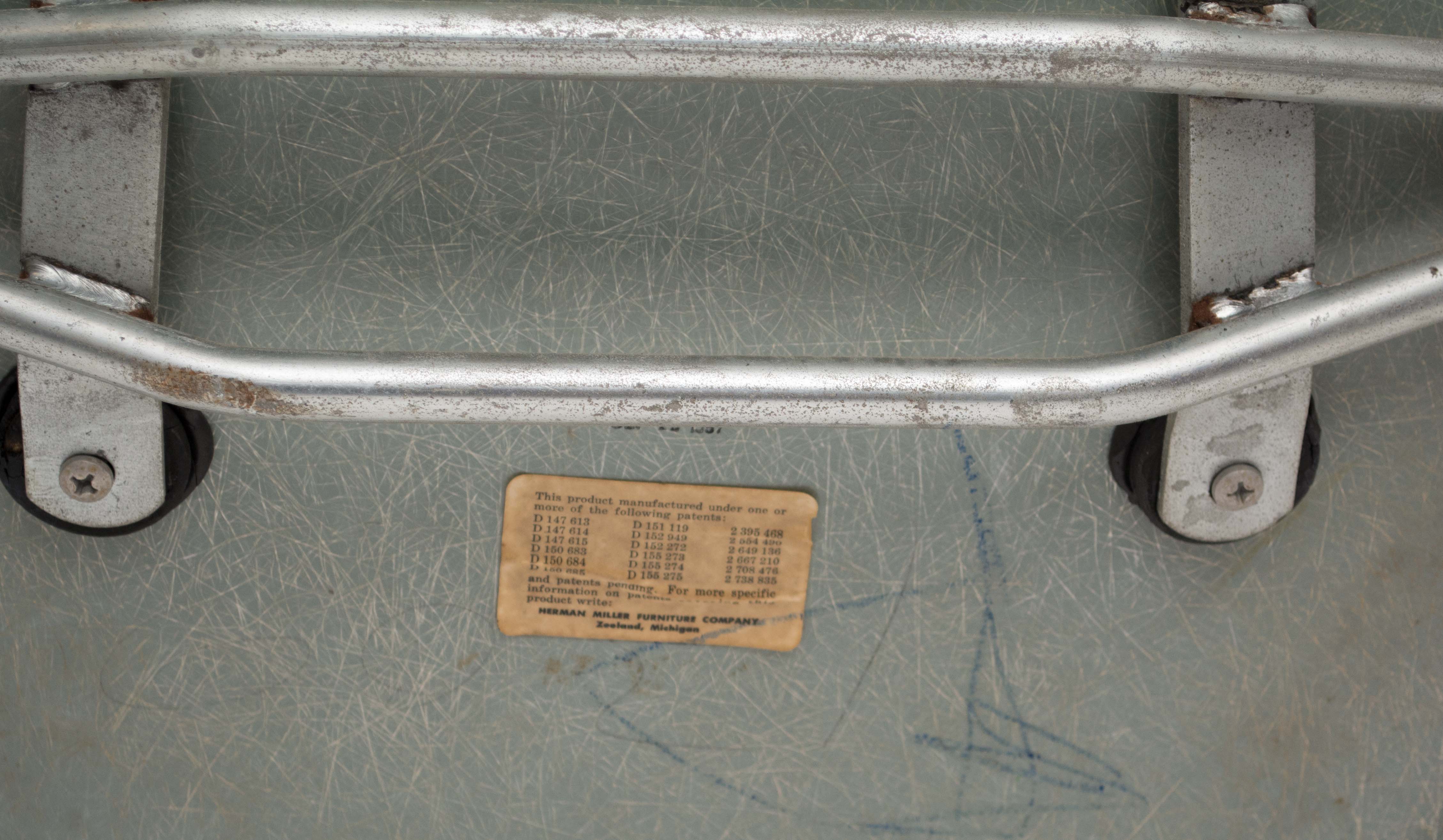 Eames Mid Century Modern Herman Miller Fiberglass Shell Chairs