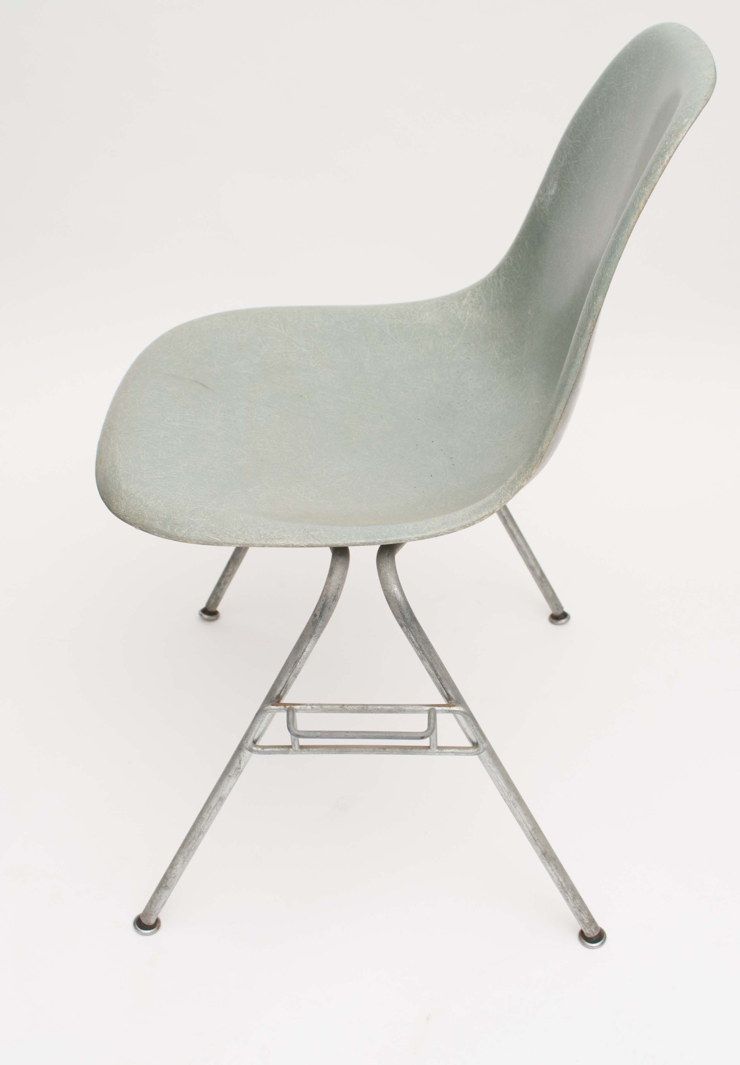 Eames Mid Century Modern Herman Miller Fiberglass Shell Chairs