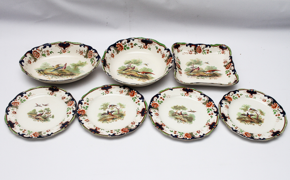 Royal Doulton "Temple Green" Porcelain Serveware