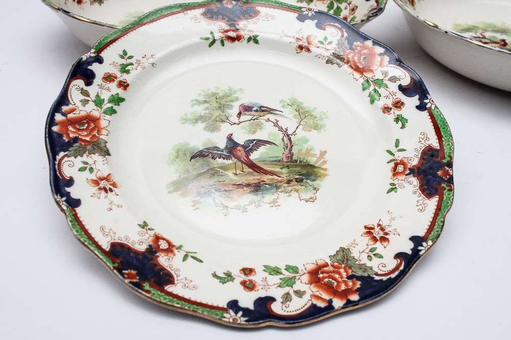 Royal Doulton "Temple Green" Porcelain Serveware