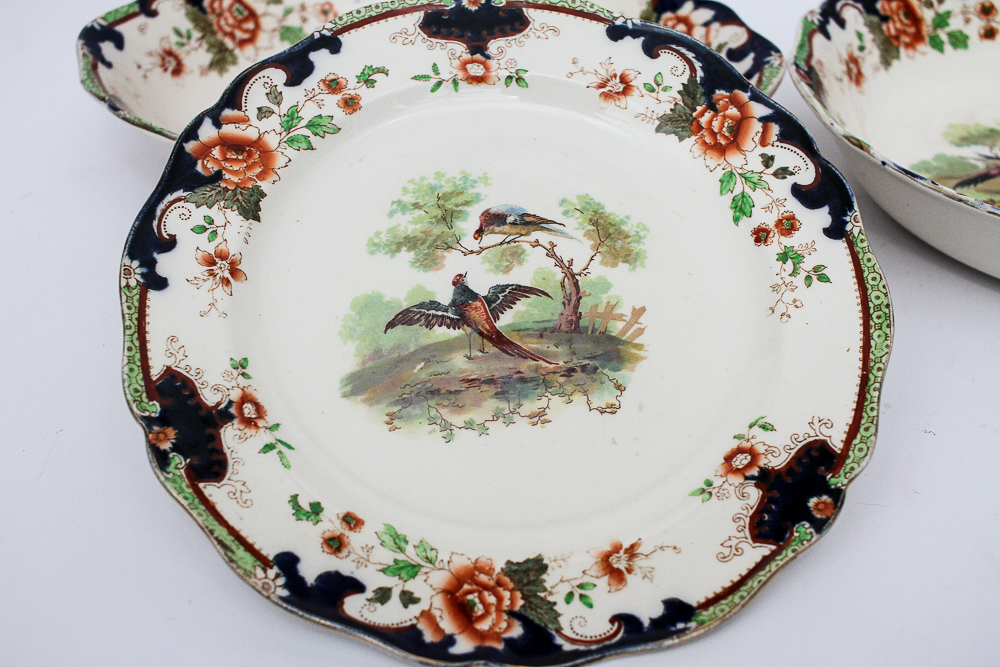 Royal Doulton "Temple Green" Porcelain Serveware