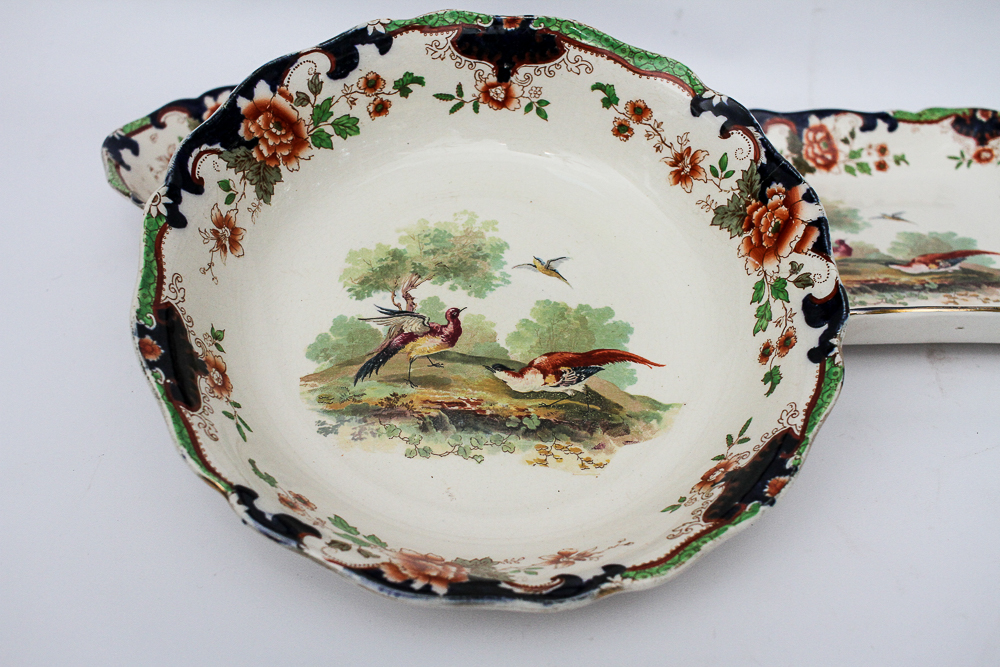 Royal Doulton "Temple Green" Porcelain Serveware