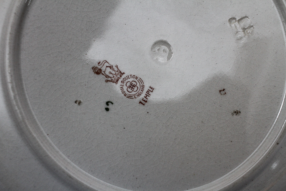 Royal Doulton "Temple Green" Porcelain Serveware