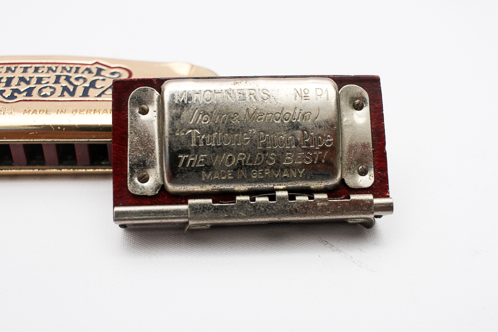 Vintage Hohner Harmonica and "Trutone" Pitch Pipe