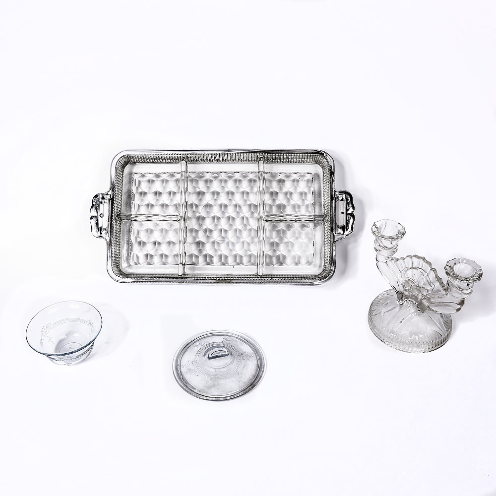 Assortment of Glassware Including Fire-King