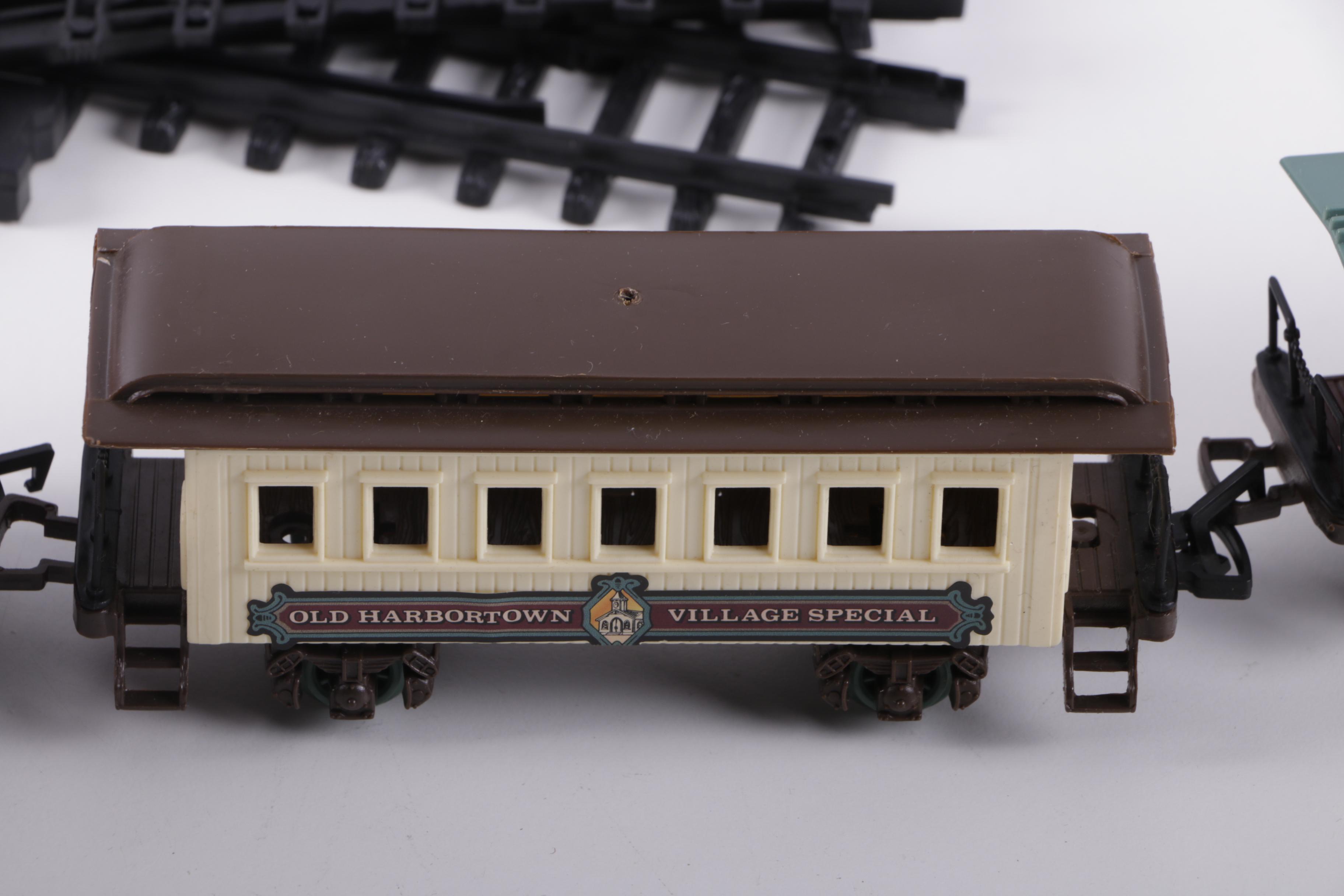 New Bright Holiday Village Train Set