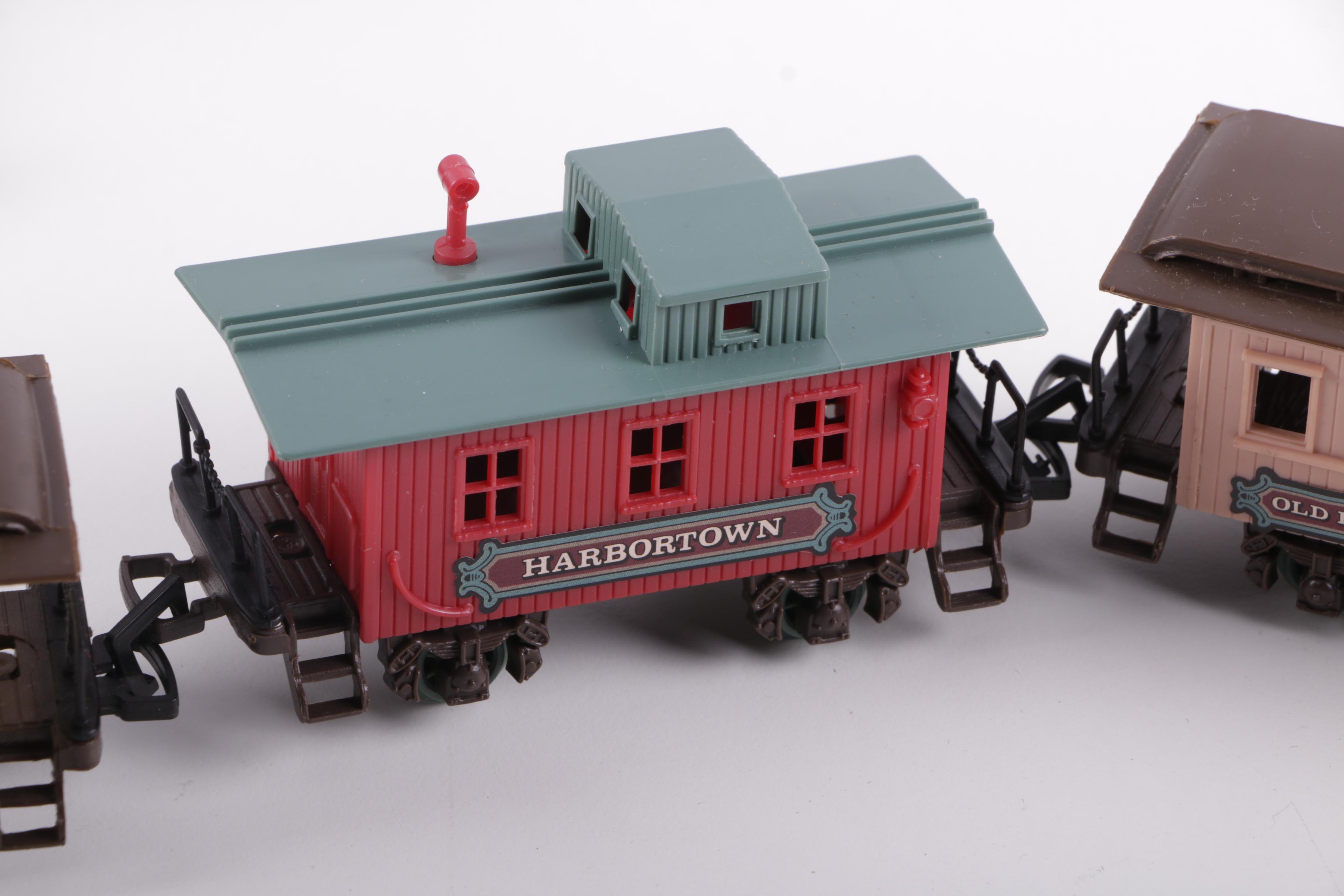 New Bright Holiday Village Train Set