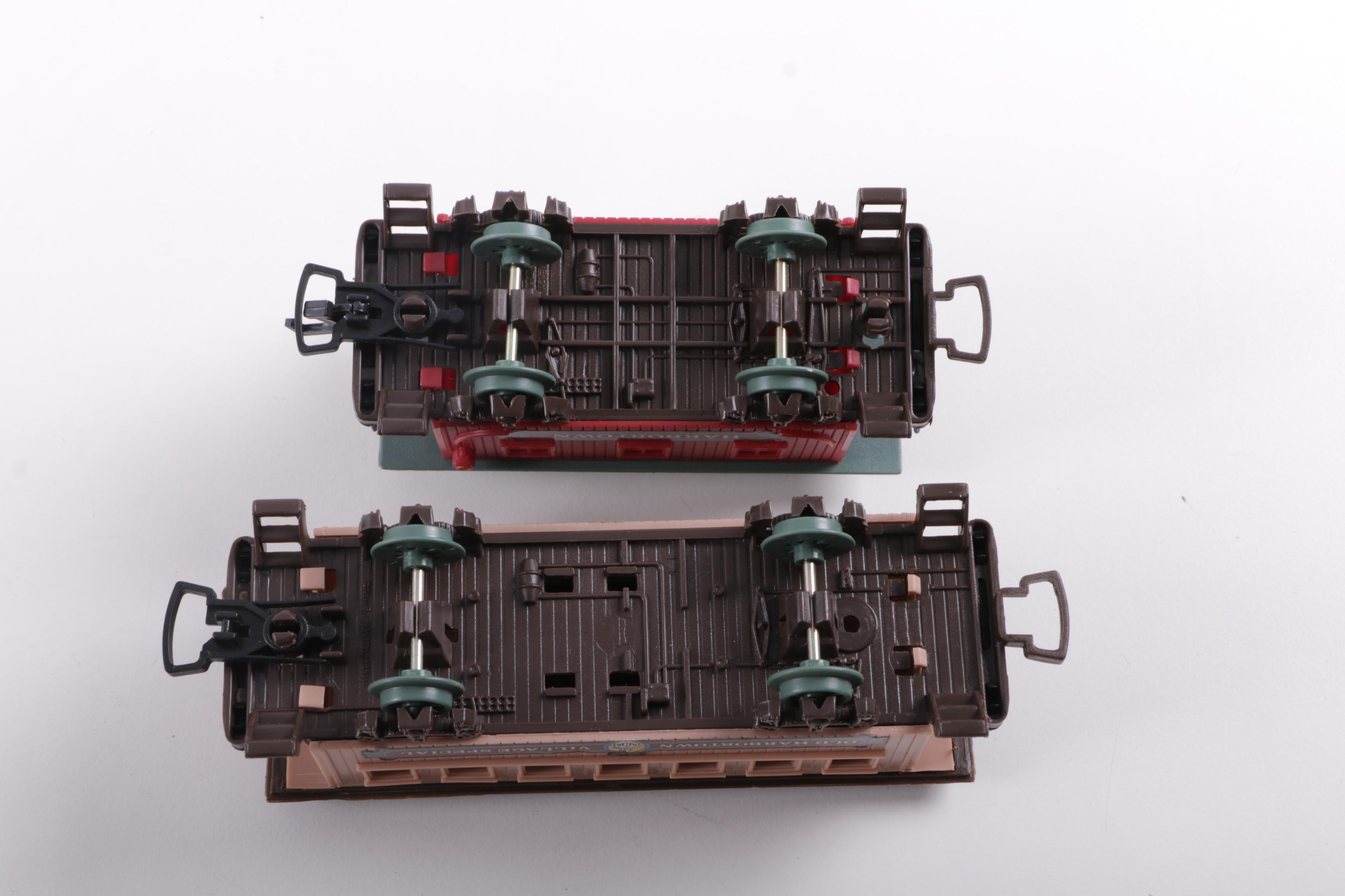 New Bright Holiday Village Train Set