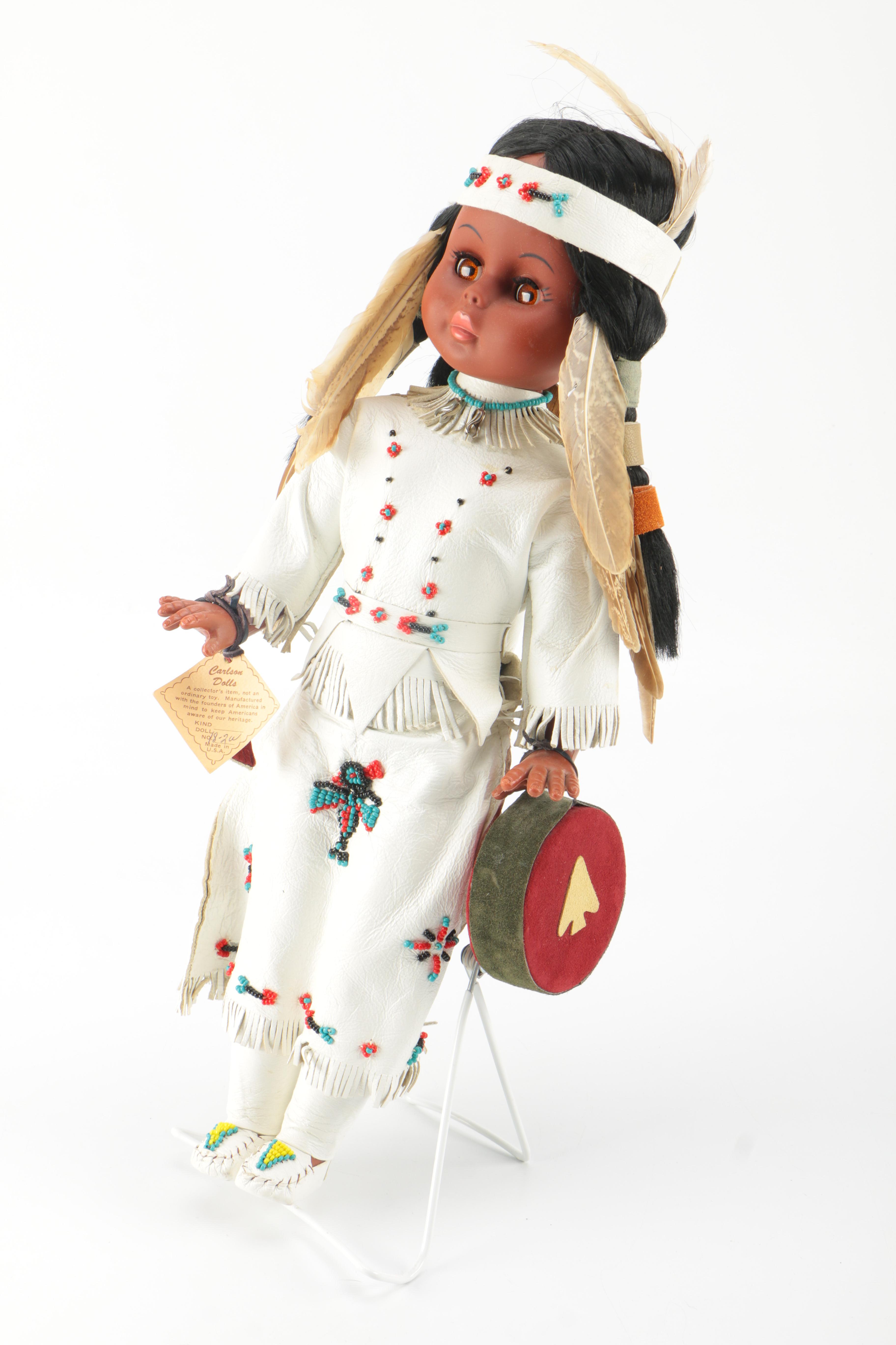 Carlson Dolls in Native American Costume