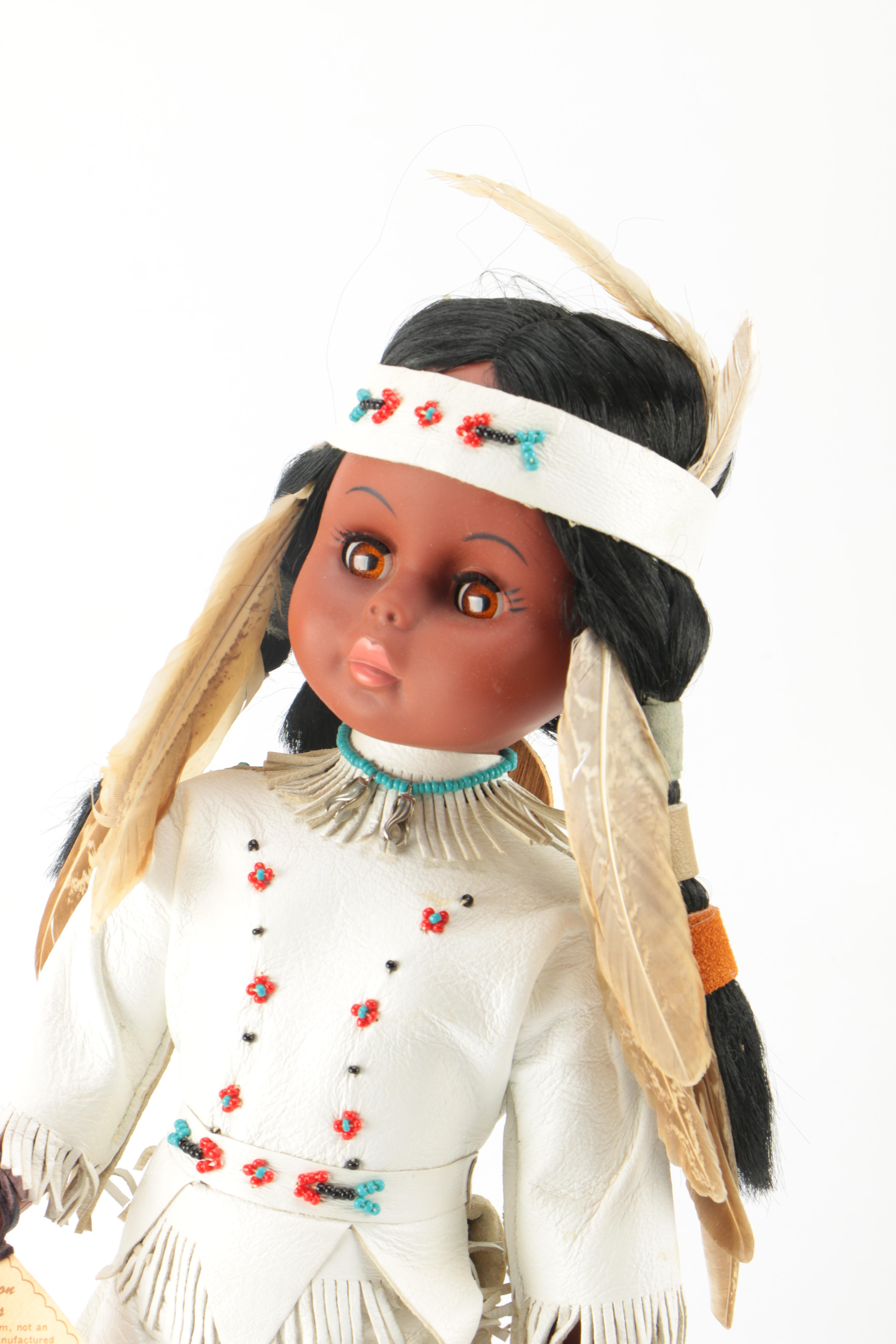Carlson Dolls in Native American Costume