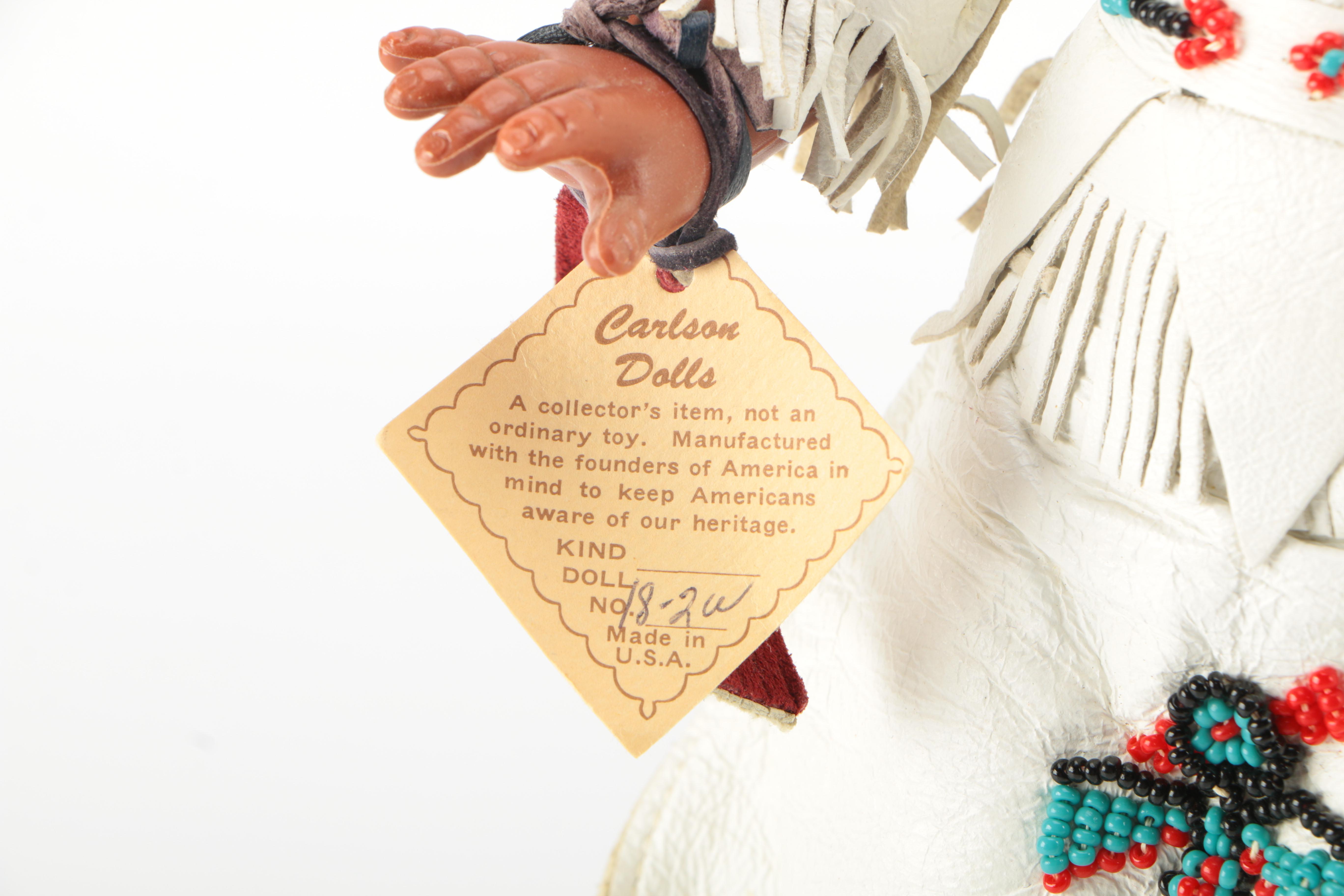 Carlson Dolls in Native American Costume